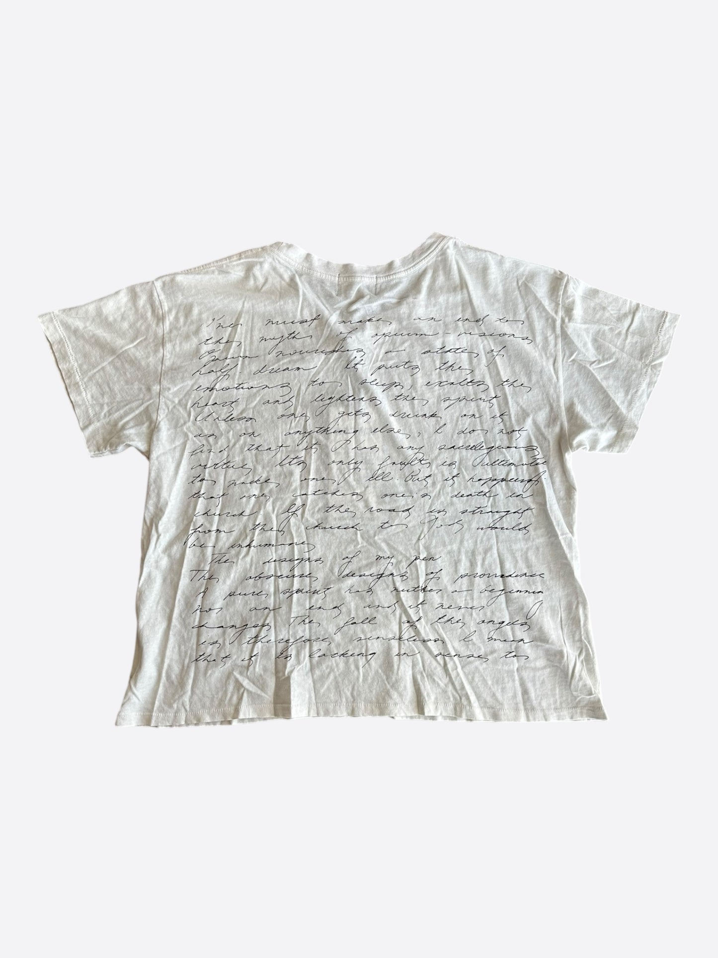 Enfants Riches Deprimes White & Black Pharmacist Daughter T-Shirt