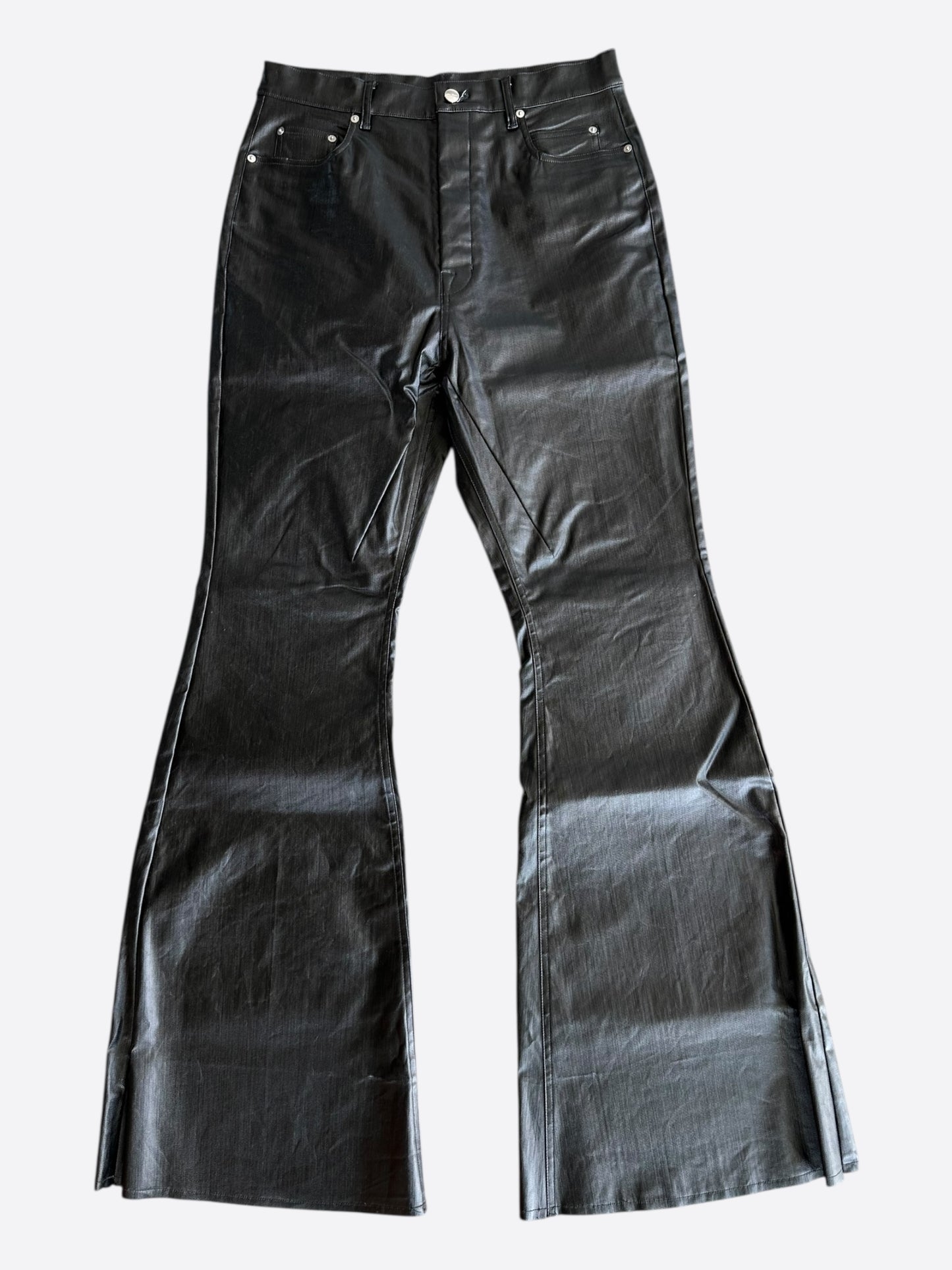 Rick Owens Black Bolan Bootcut Jeans