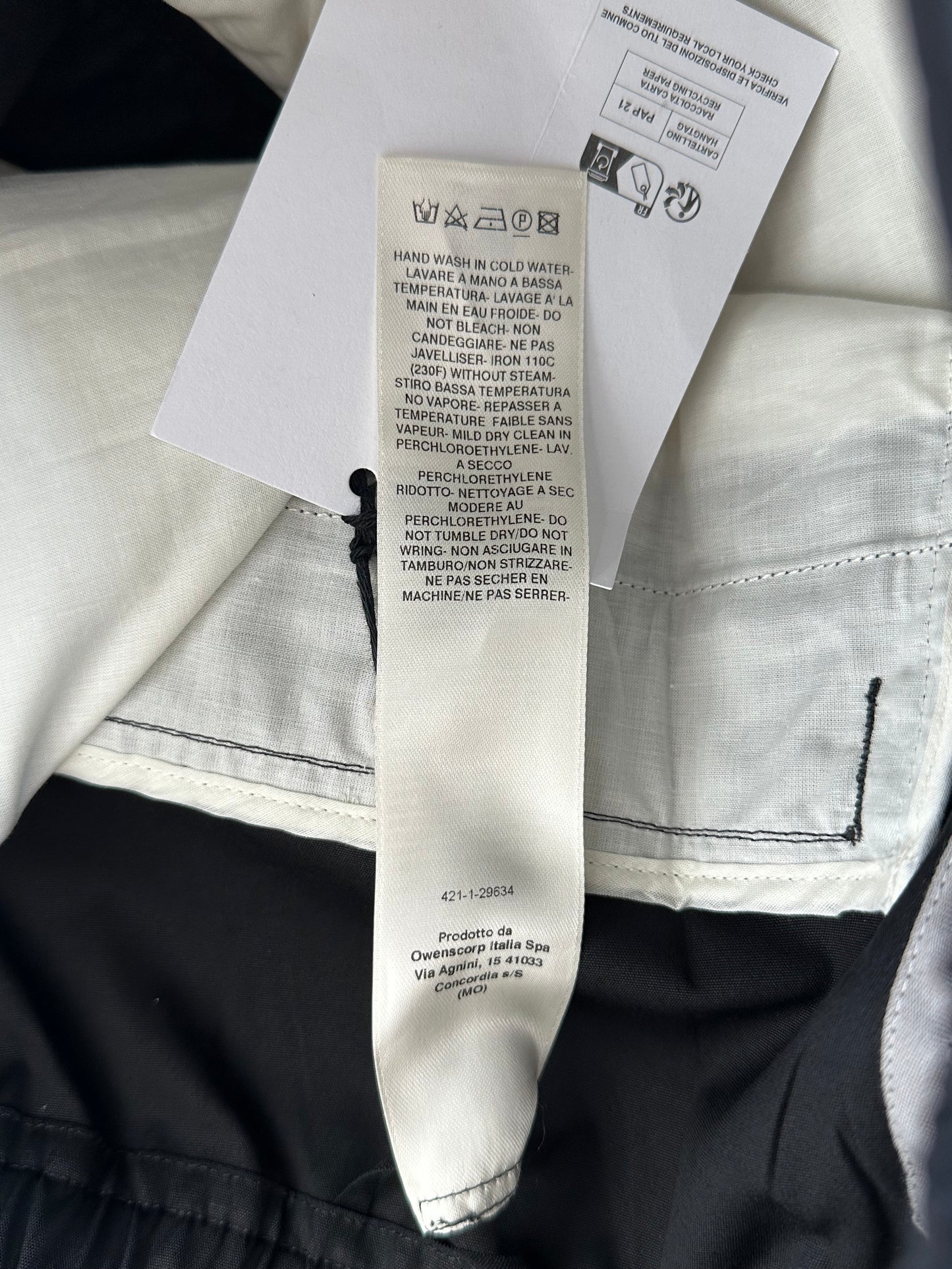 Rick Owens Black Poplin Cargobelas Pants