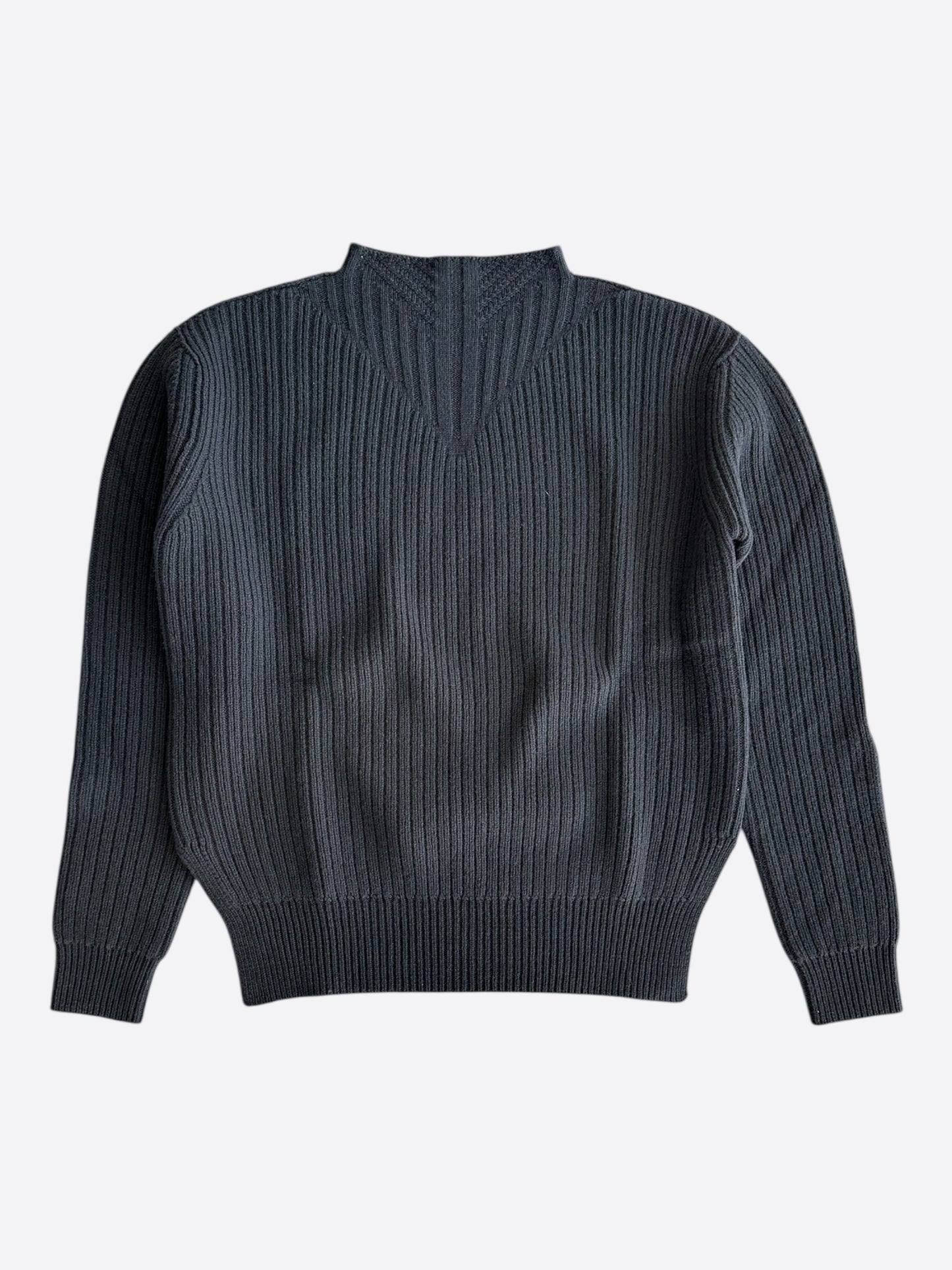 Rick Owens Black Fisherman Knitted Sweater