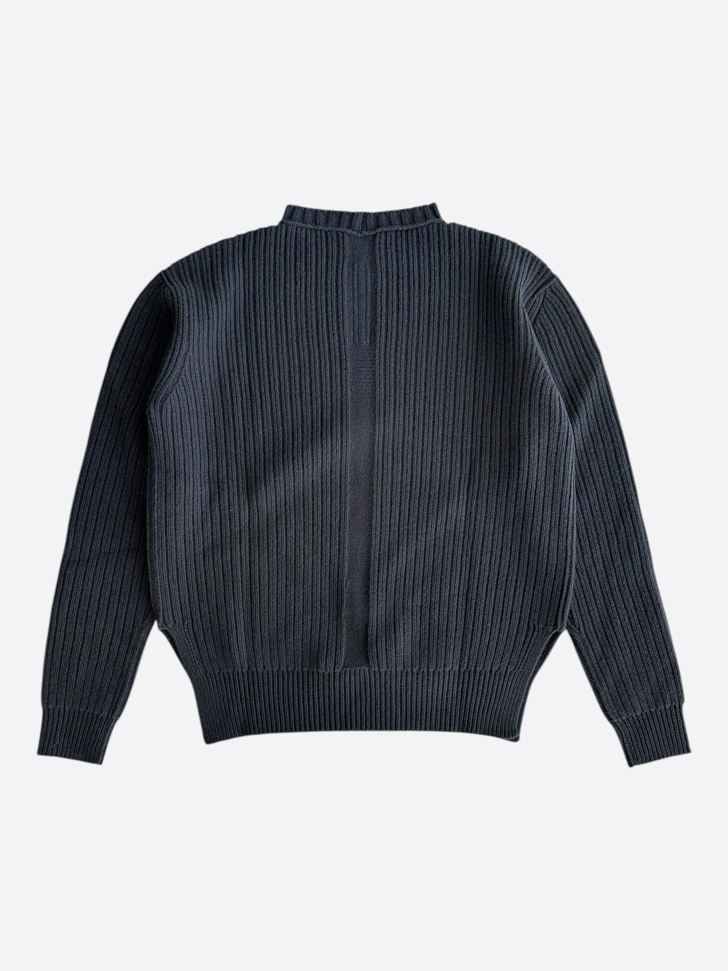 Rick Owens Black Fisherman Knitted Sweater