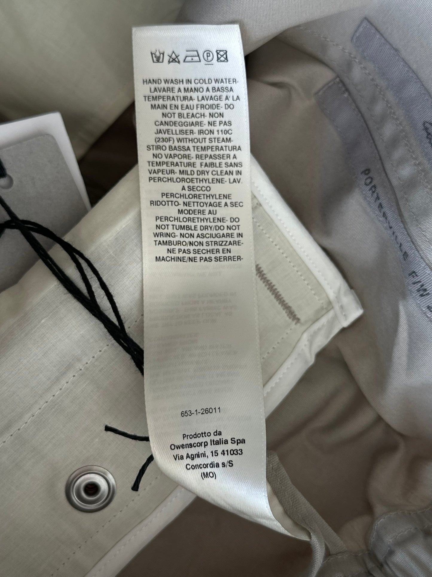 Rick Owens Beige Poplin Cargobelas Pants
