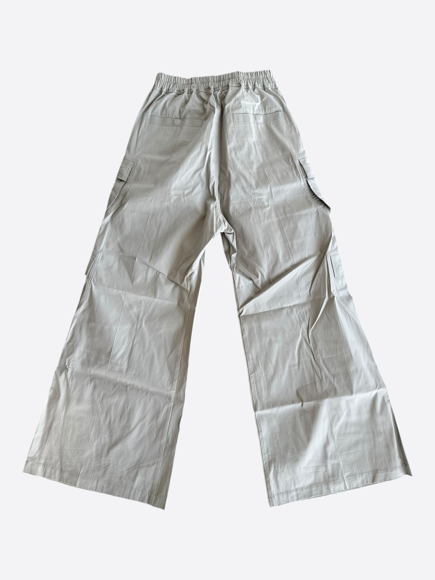 Rick Owens Beige Poplin Cargobelas Pants