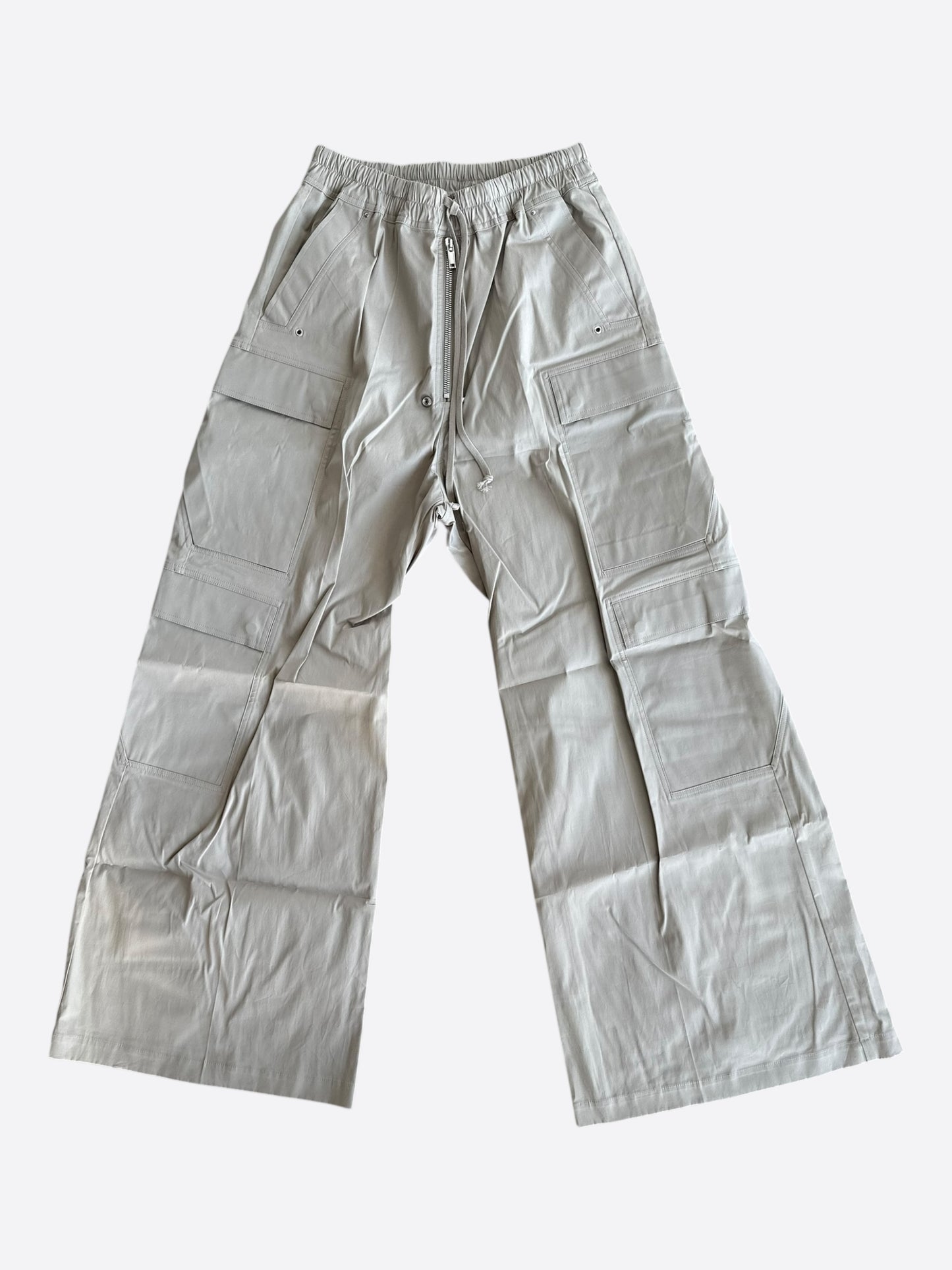Rick Owens Beige Poplin Cargobelas Pants