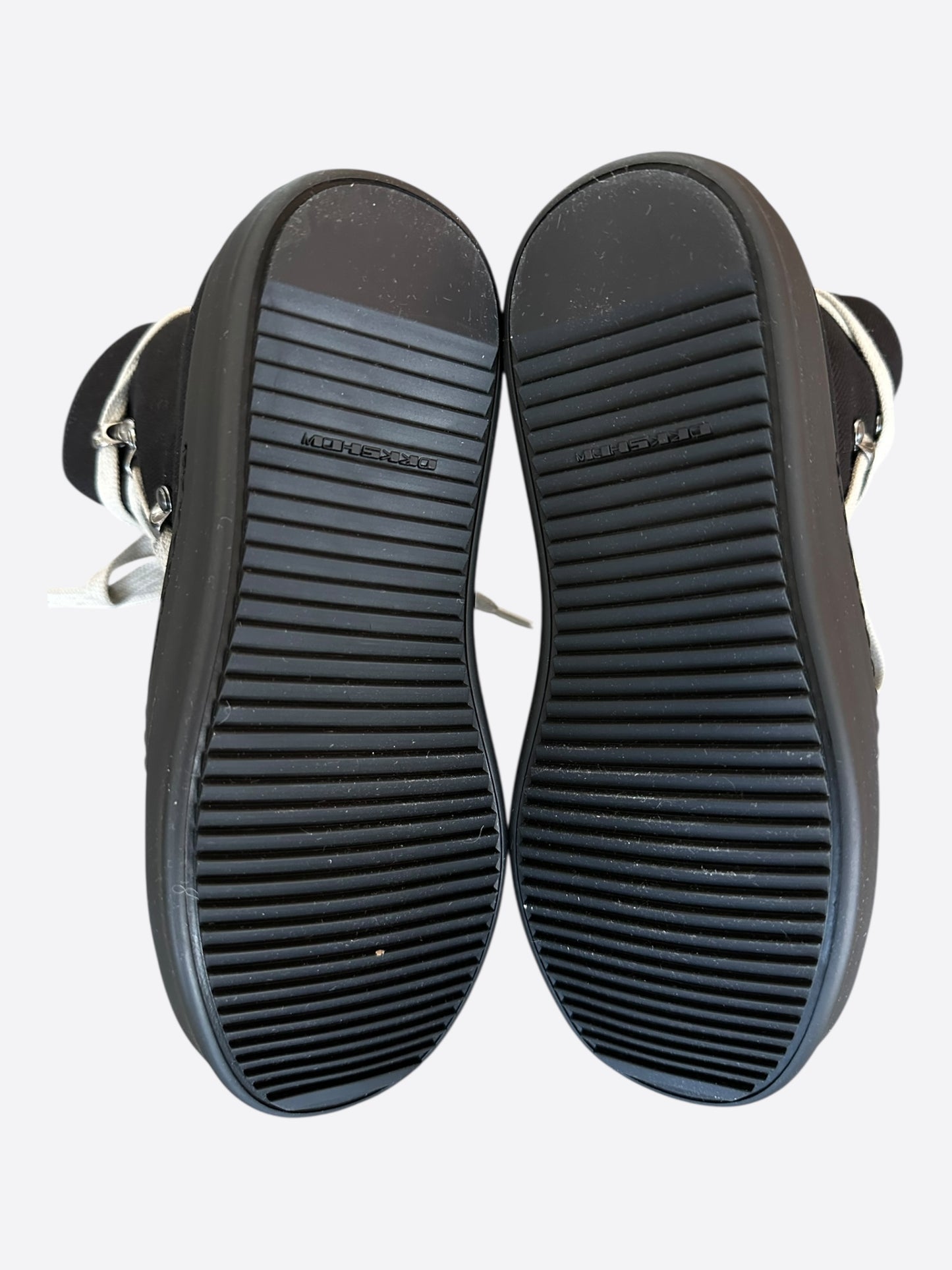 Rick Owens Black Hexagram Women's High Top Sneakers