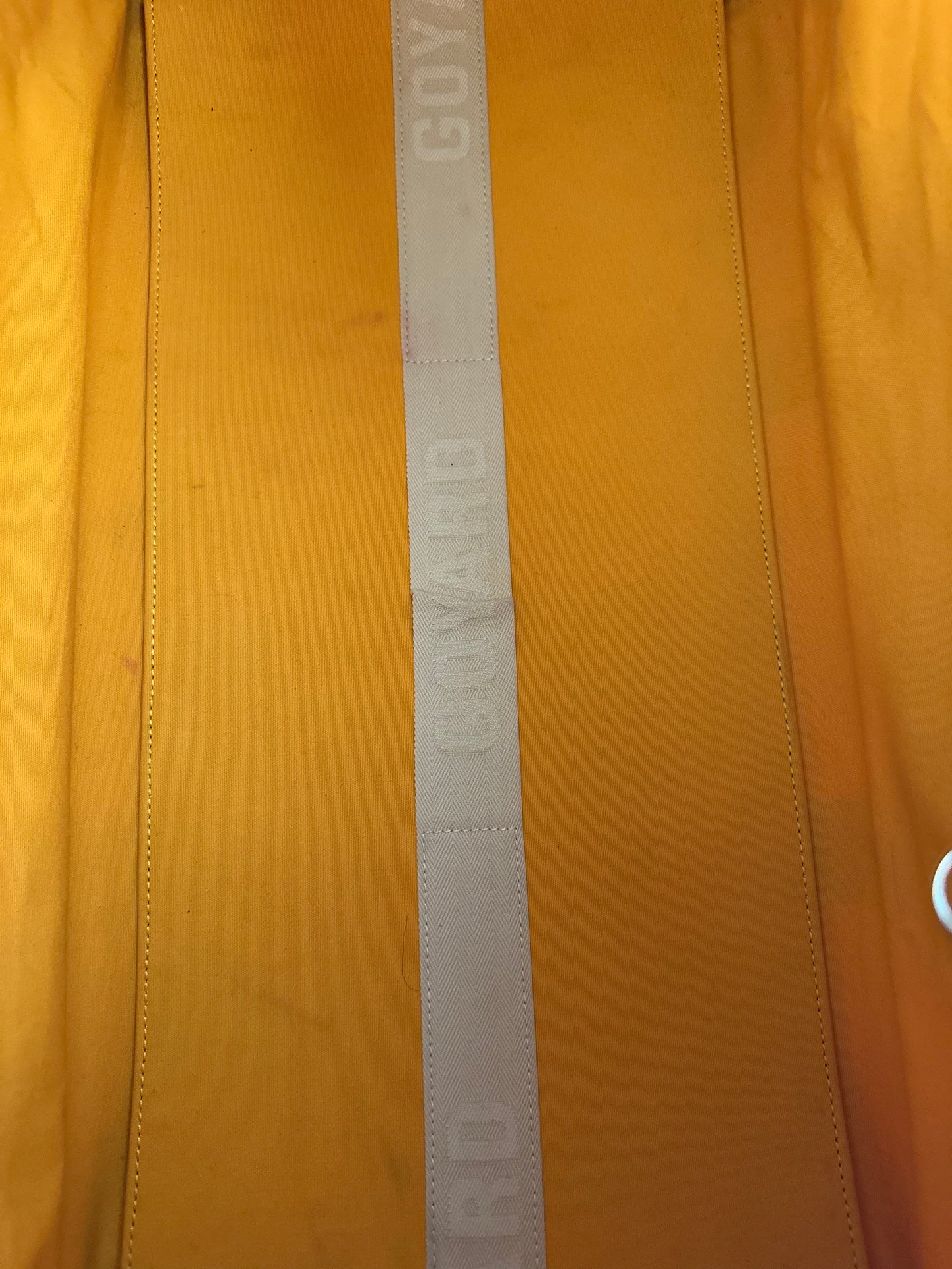 Goyard Orange Croisiere 50 Duffel Bag
