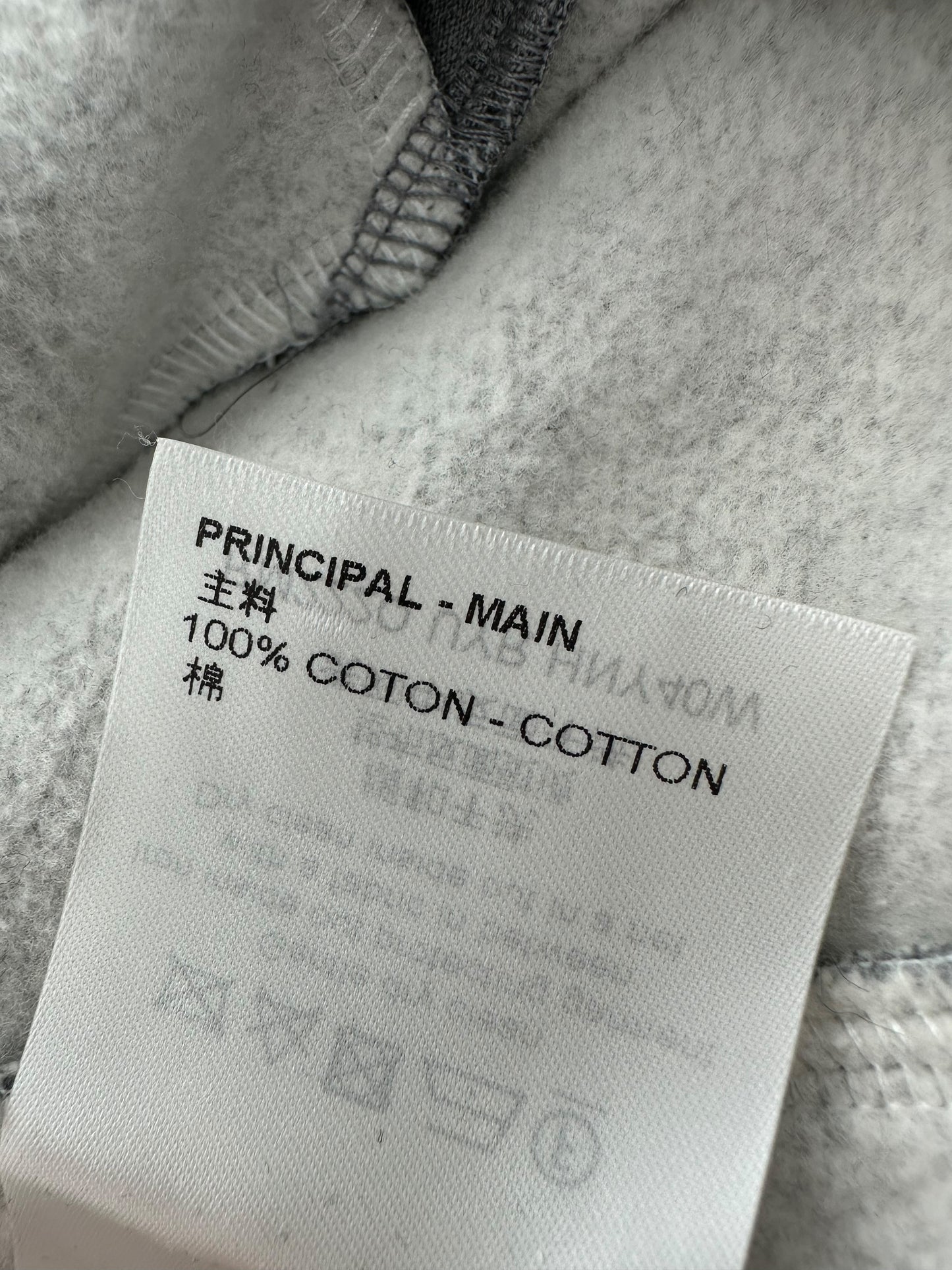 Louis Vuitton Grey Circle Cut Monogram Hoodie