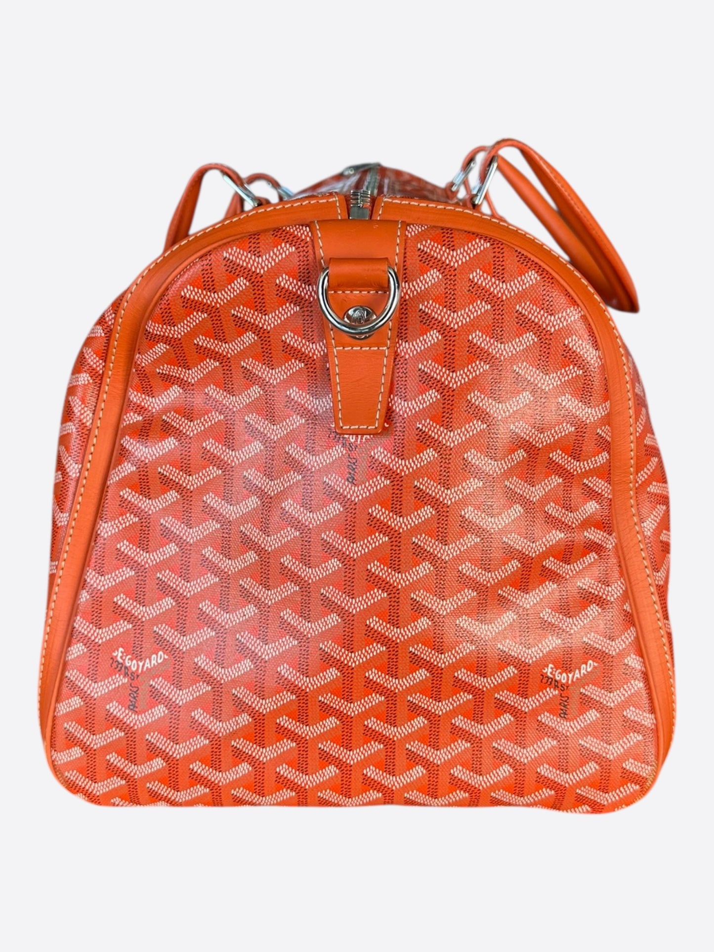 Goyard Orange Croisiere 50 Duffel Bag