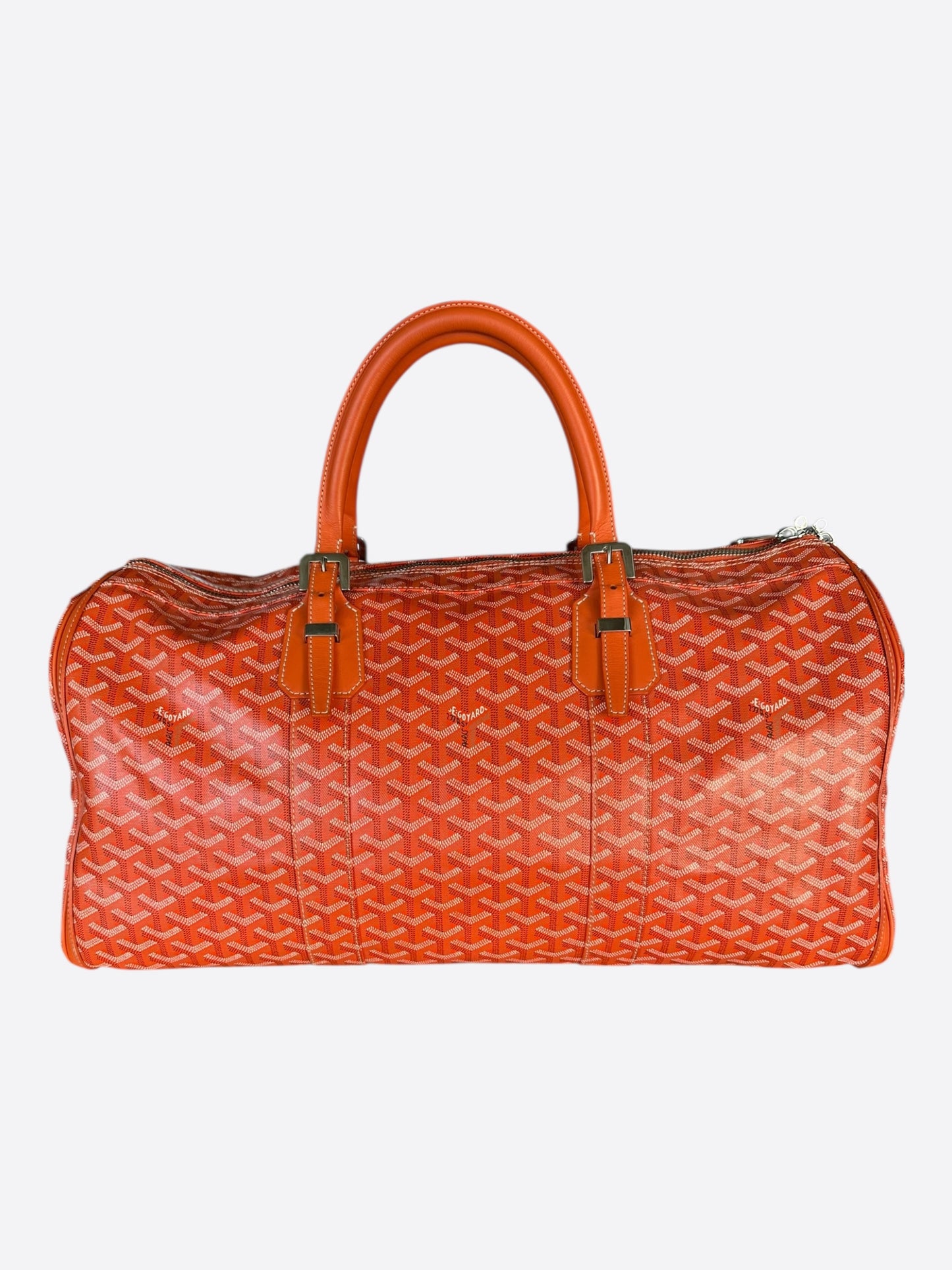 Goyard Orange Croisiere 50 Duffel Bag