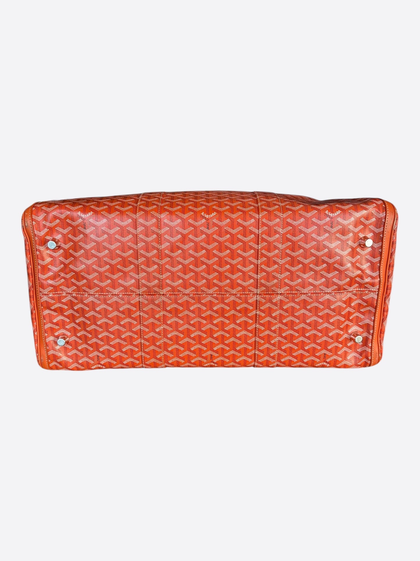 Goyard Orange Croisiere 50 Duffel Bag