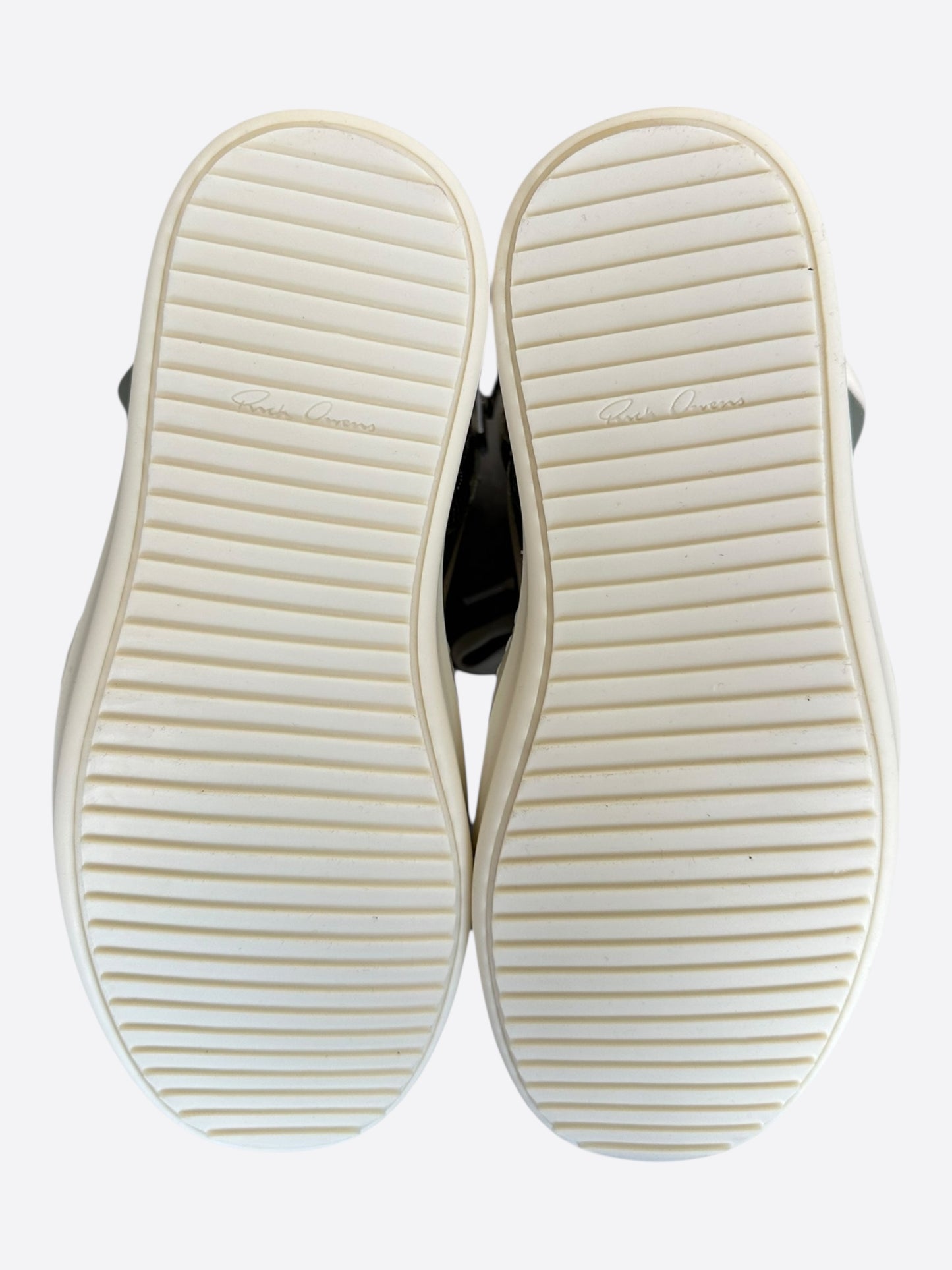 Rick Owens Green & White Women's Geobaskets