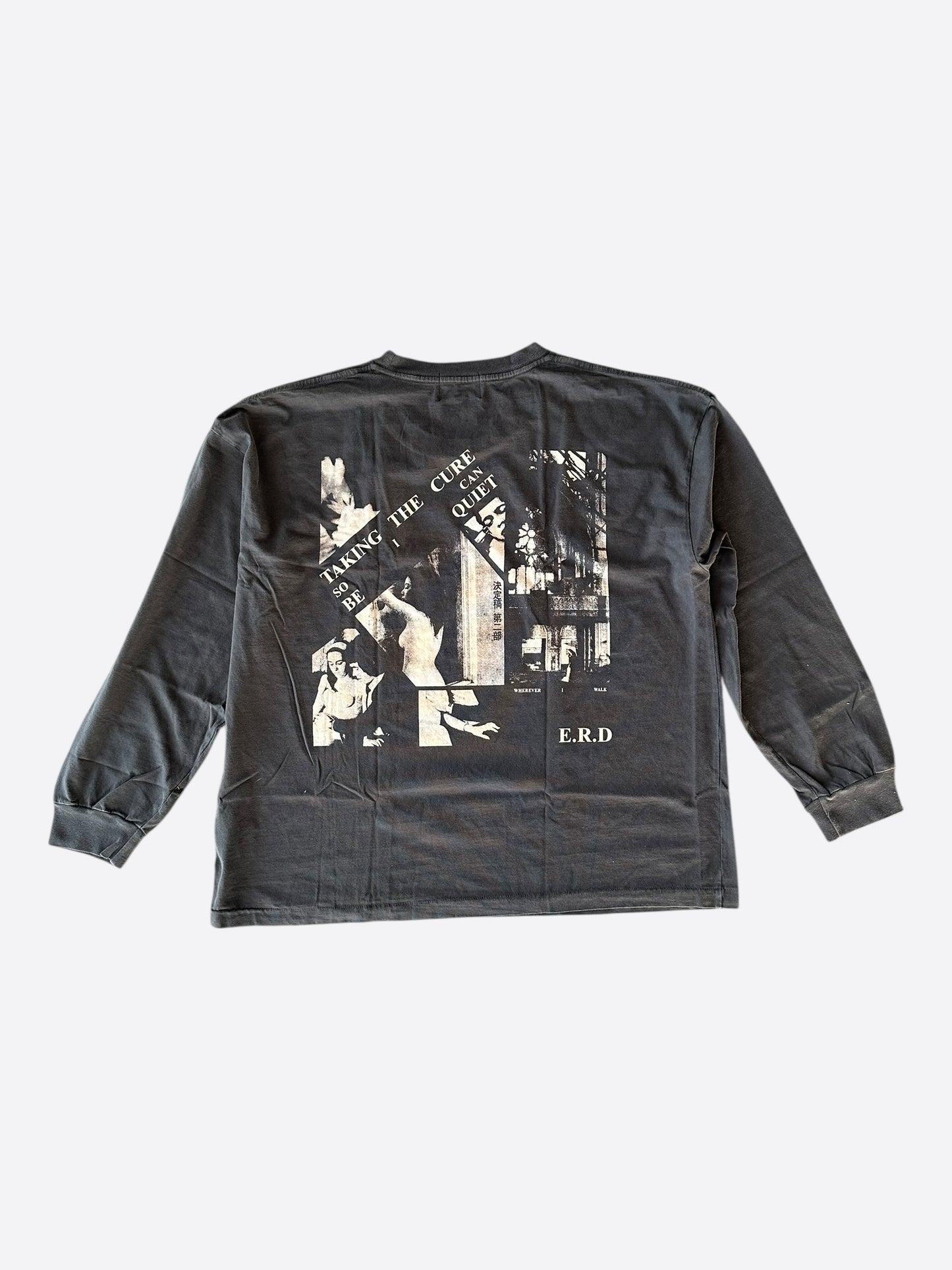 Enfants Riches Deprimes Faded Black & White Taking The Cure Longsleeve T-Shirt