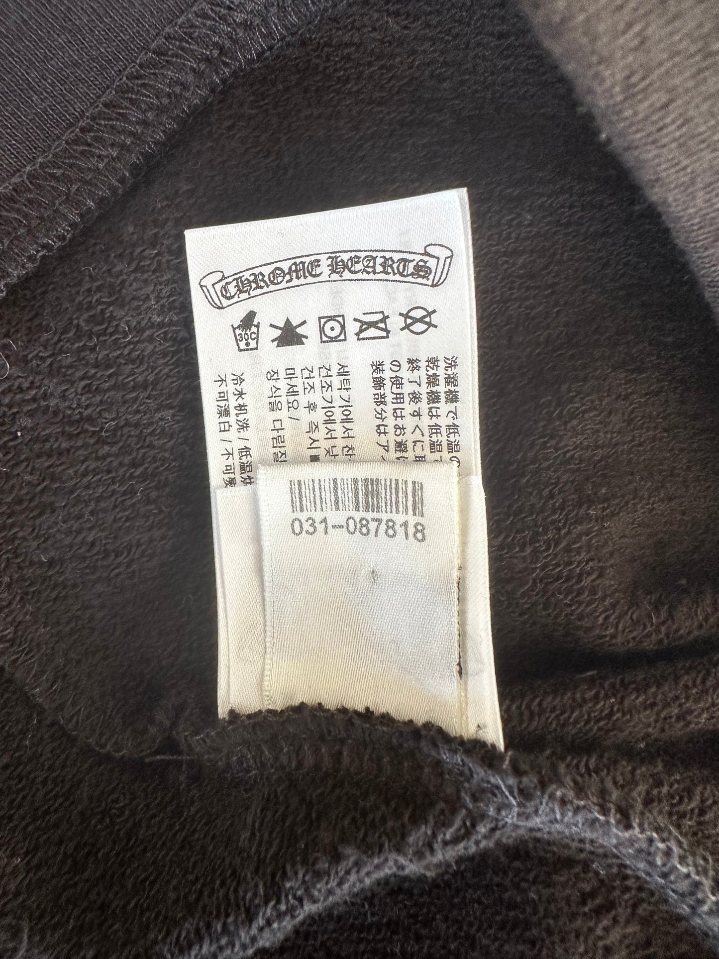 Chrome Hearts Black Matty Boy Stay Fast Hoodie