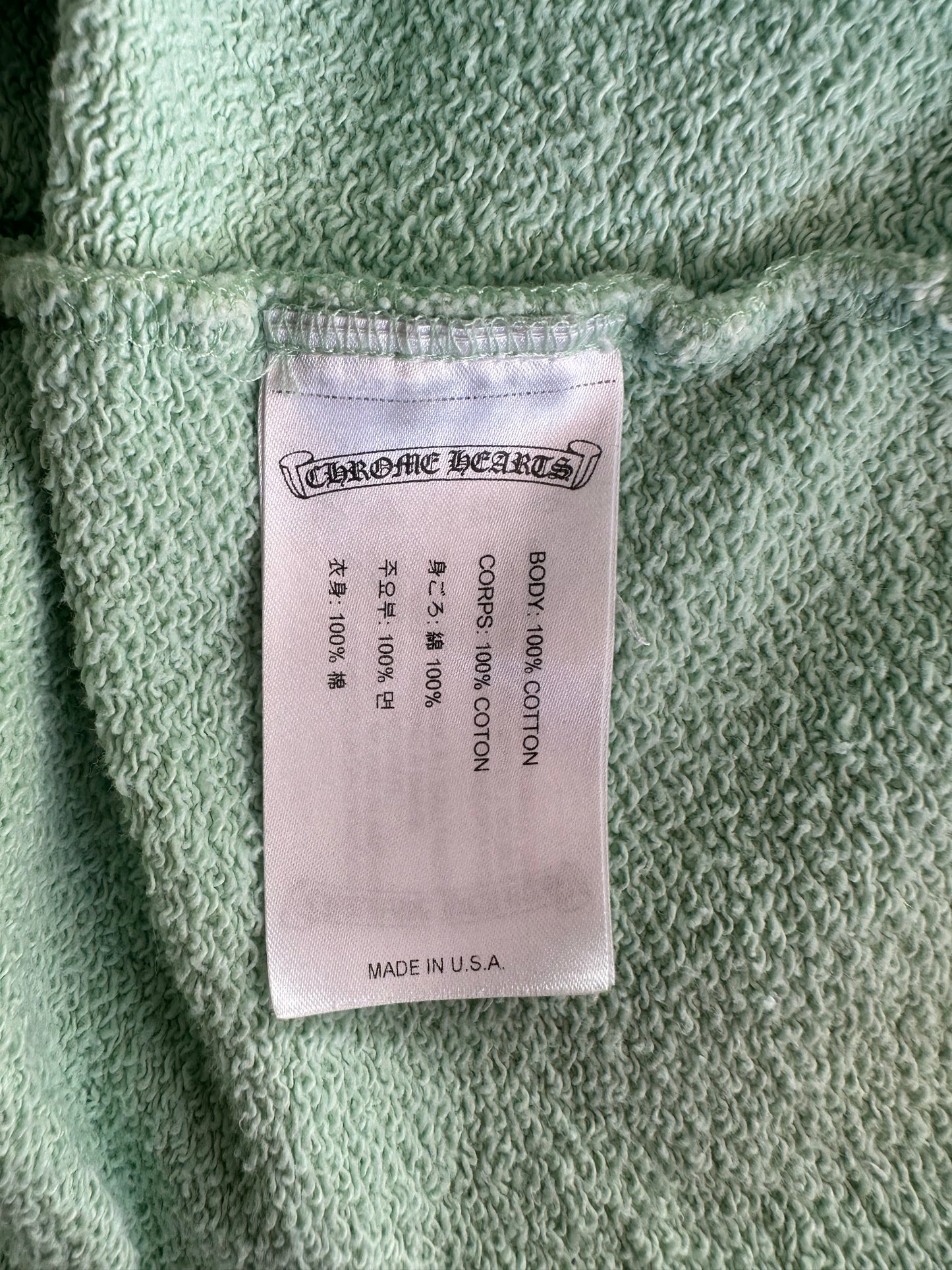 Chrome Hearts Matty Boy Mint Green Lust Hoodie