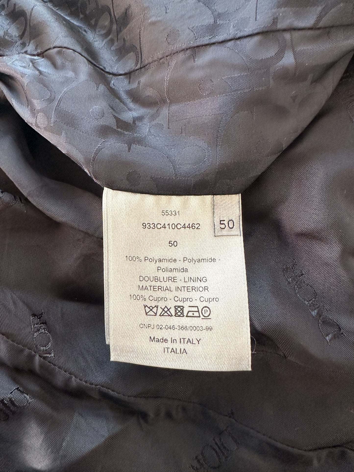 Dior Black Oblique Bomber Jacket