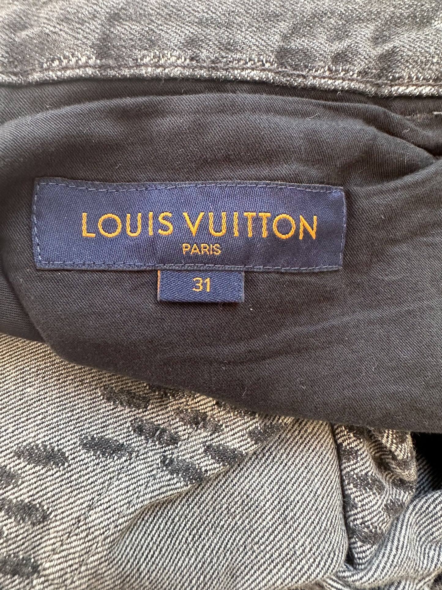 Louis Vuitton Nigo Grey Giant Damier Monogram Jeans