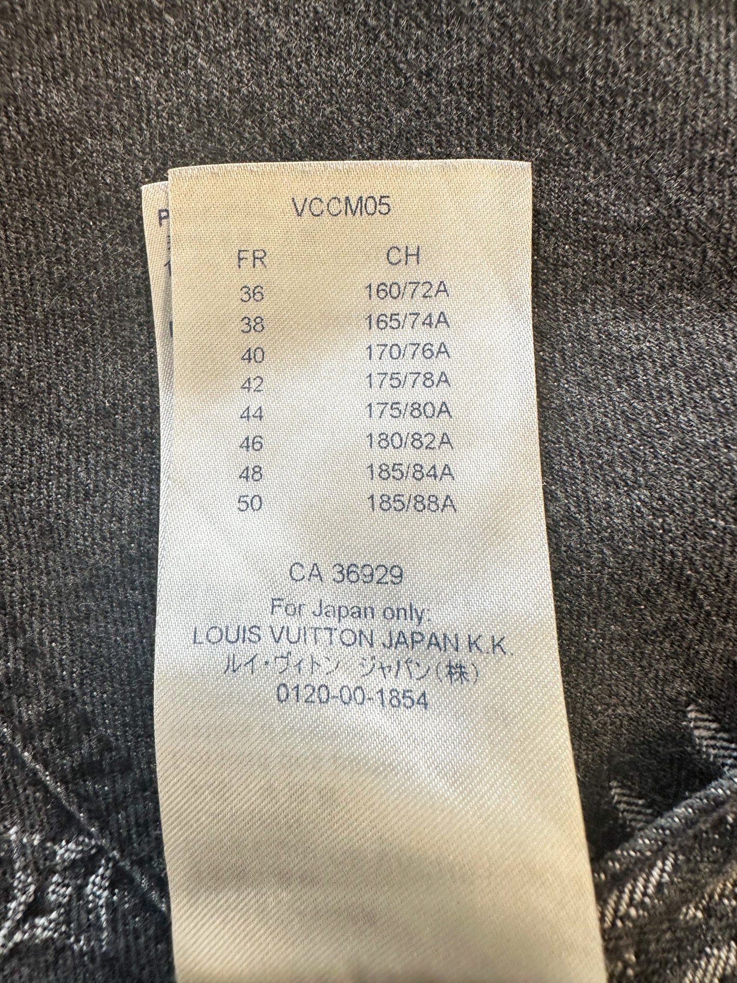 Louis Vuitton Nigo Grey Giant Damier Monogram Jeans