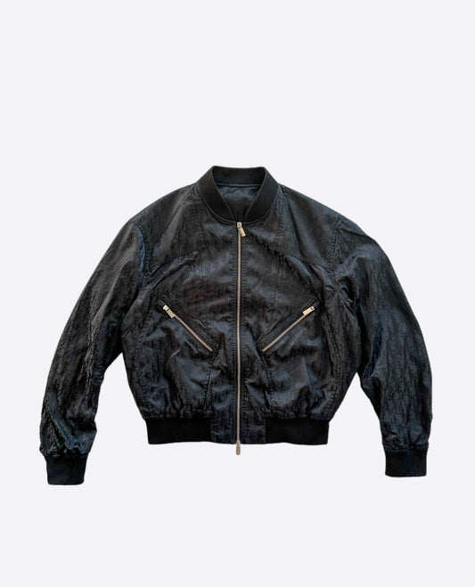 Dior Black Oblique Bomber Jacket