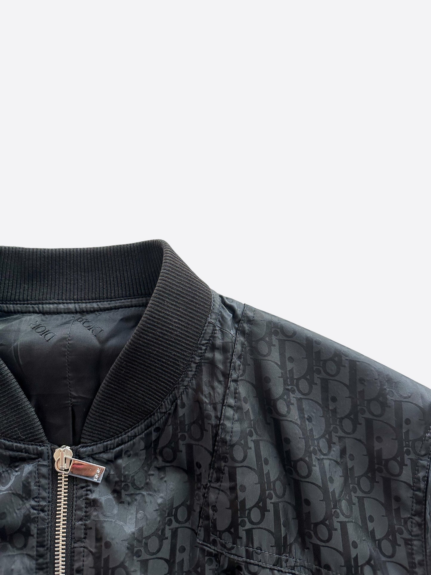 Dior Black Oblique Bomber Jacket