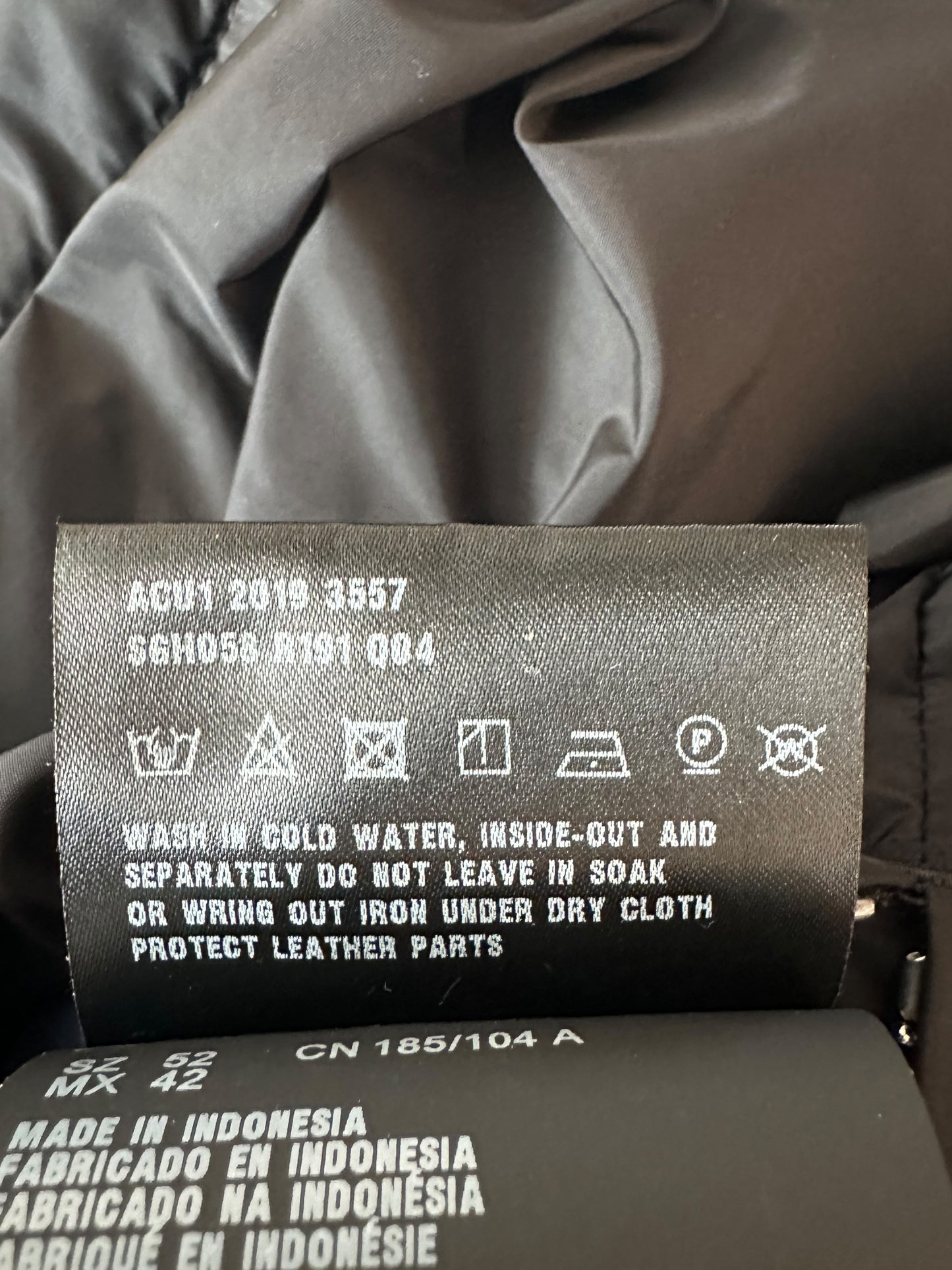 Prada Black & Blue Reversible Nylon Windbreaker