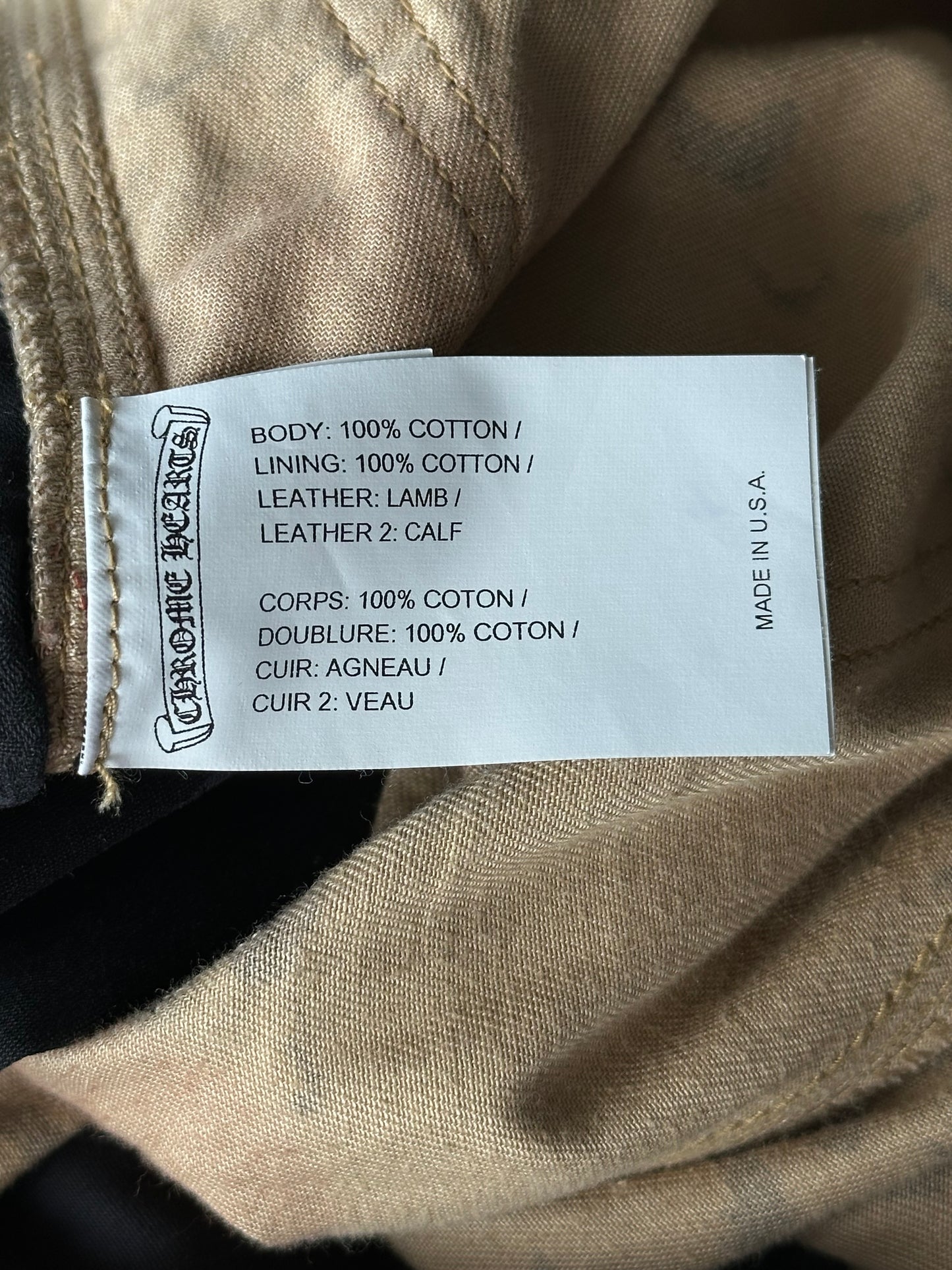 Chrome Hearts Camouflage Sex Records Cross Patch Carpenter Shorts