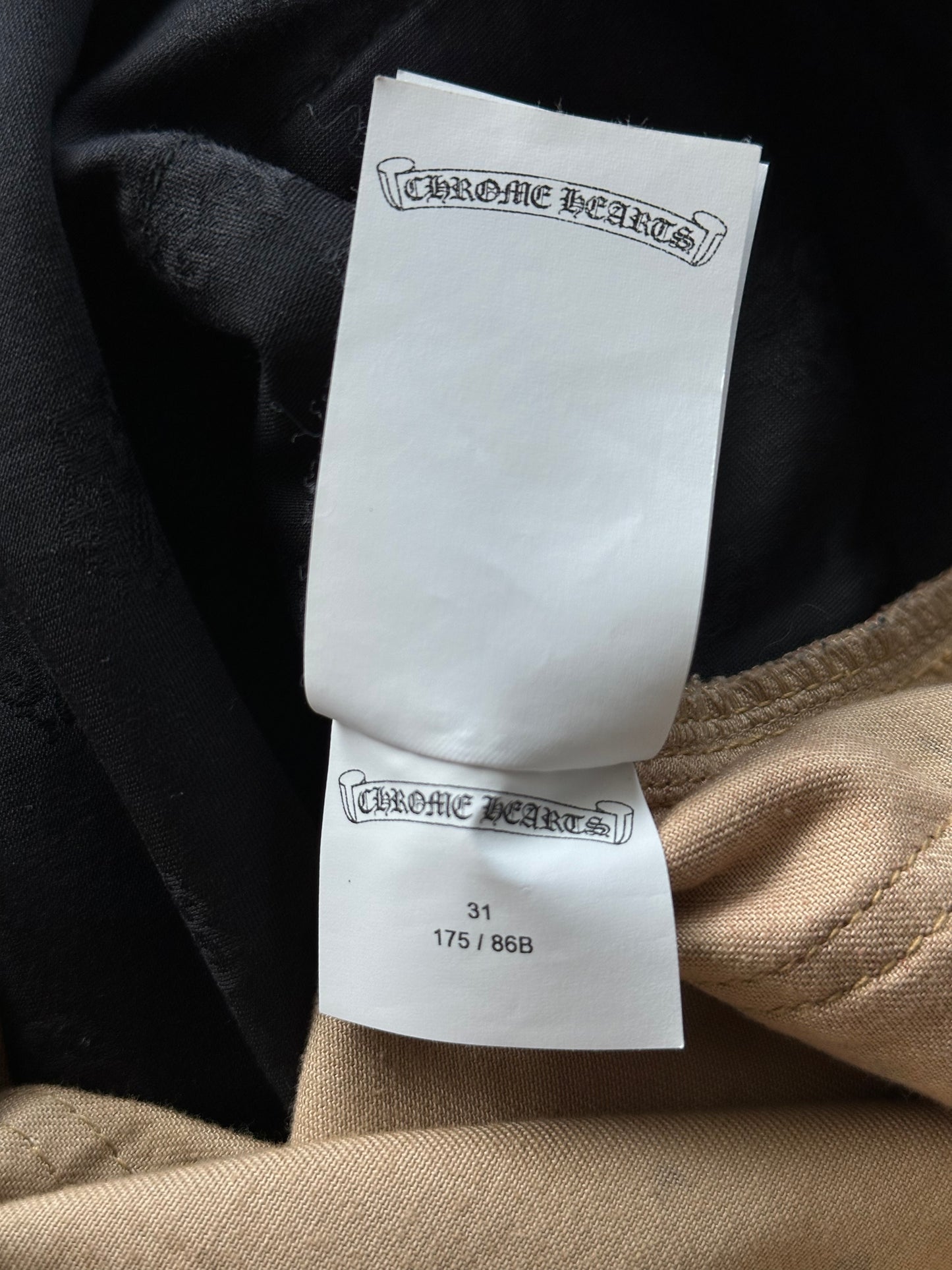 Chrome Hearts Camouflage Sex Records Cross Patch Carpenter Shorts