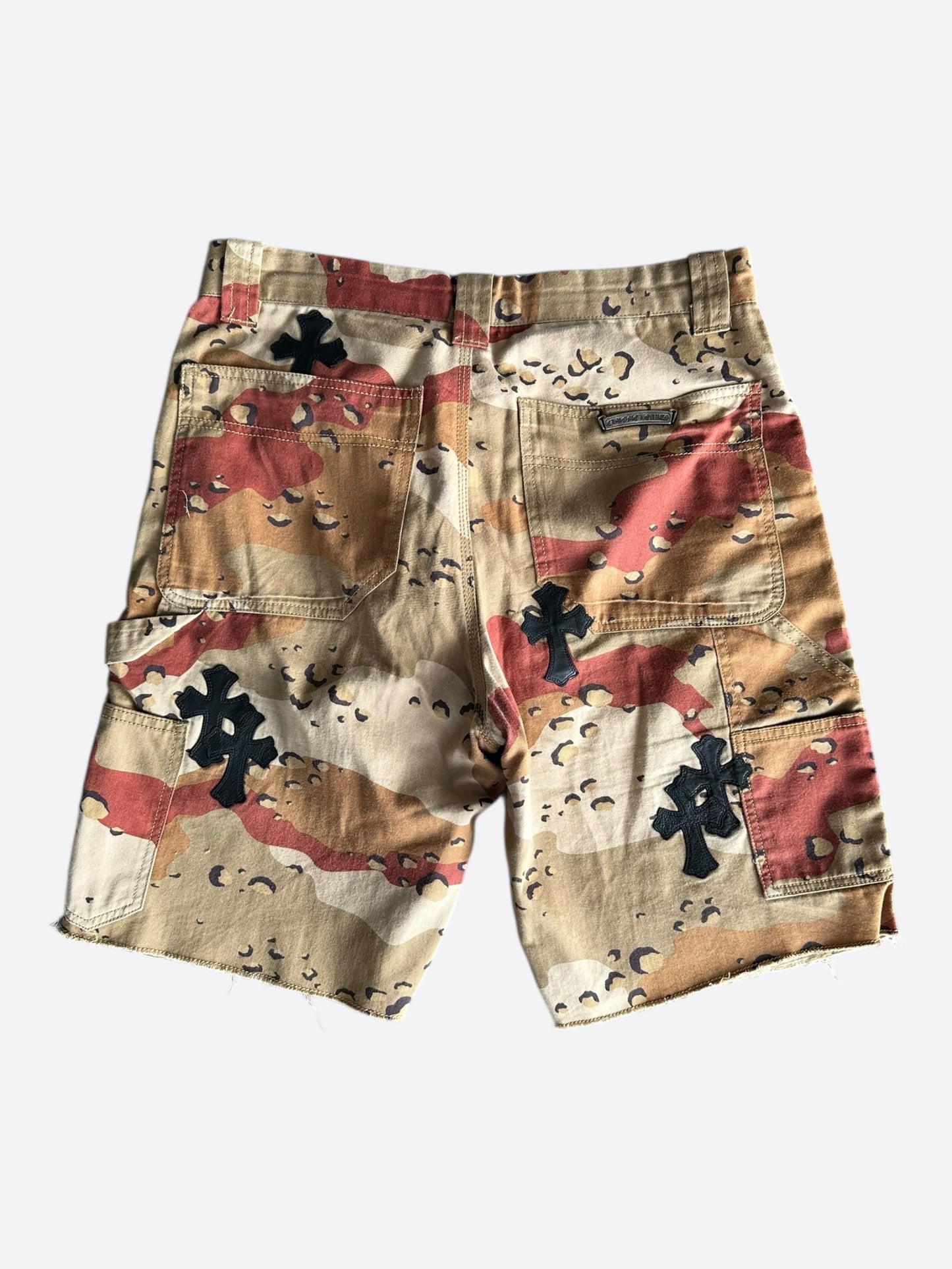 Chrome Hearts Camouflage Sex Records Cross Patch Carpenter Shorts
