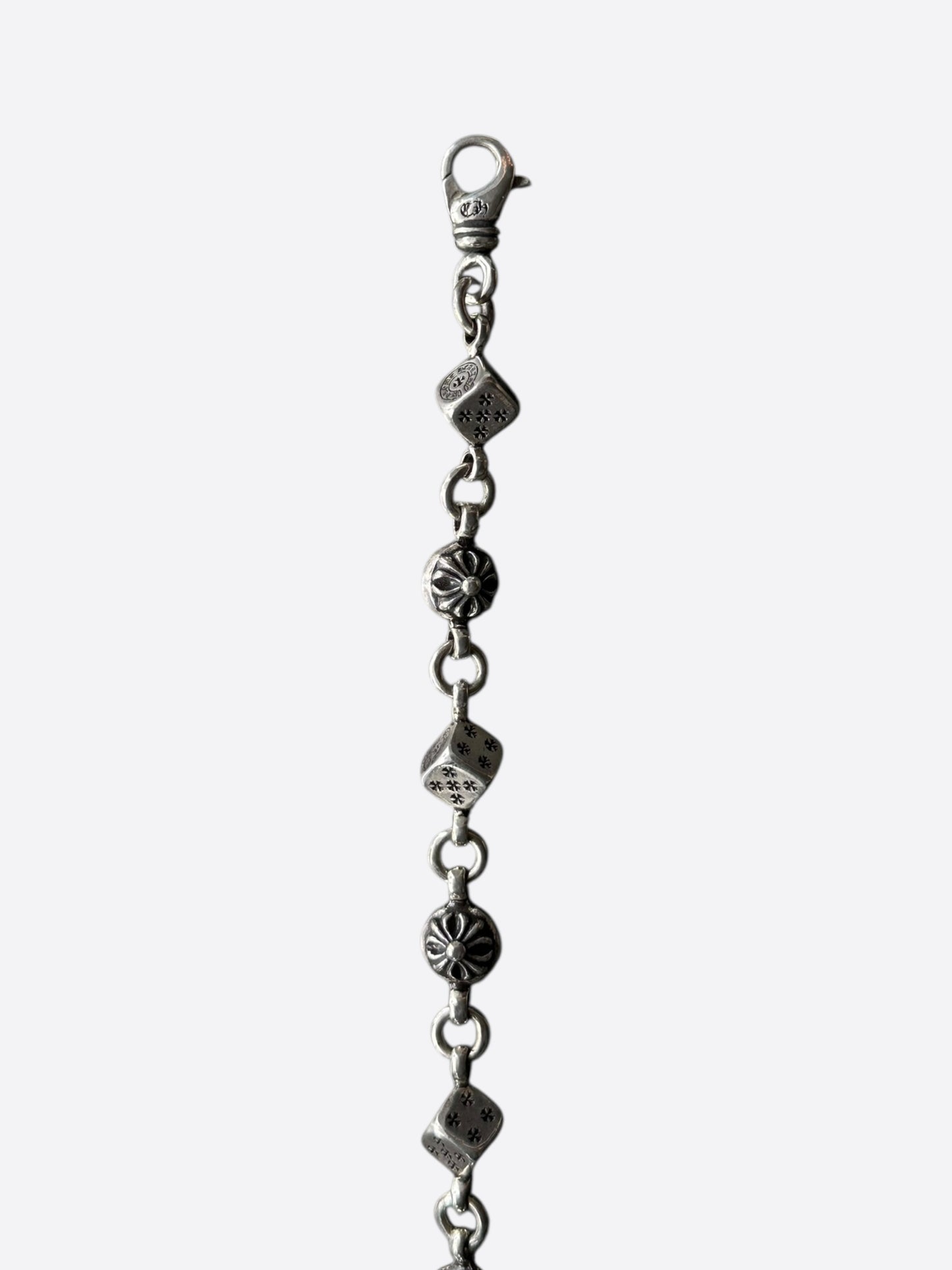 Chrome Hearts Silver Dice Necklace