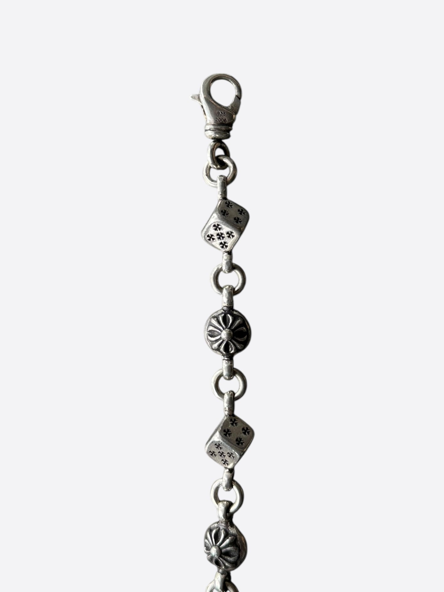 Chrome Hearts Silver Dice Necklace
