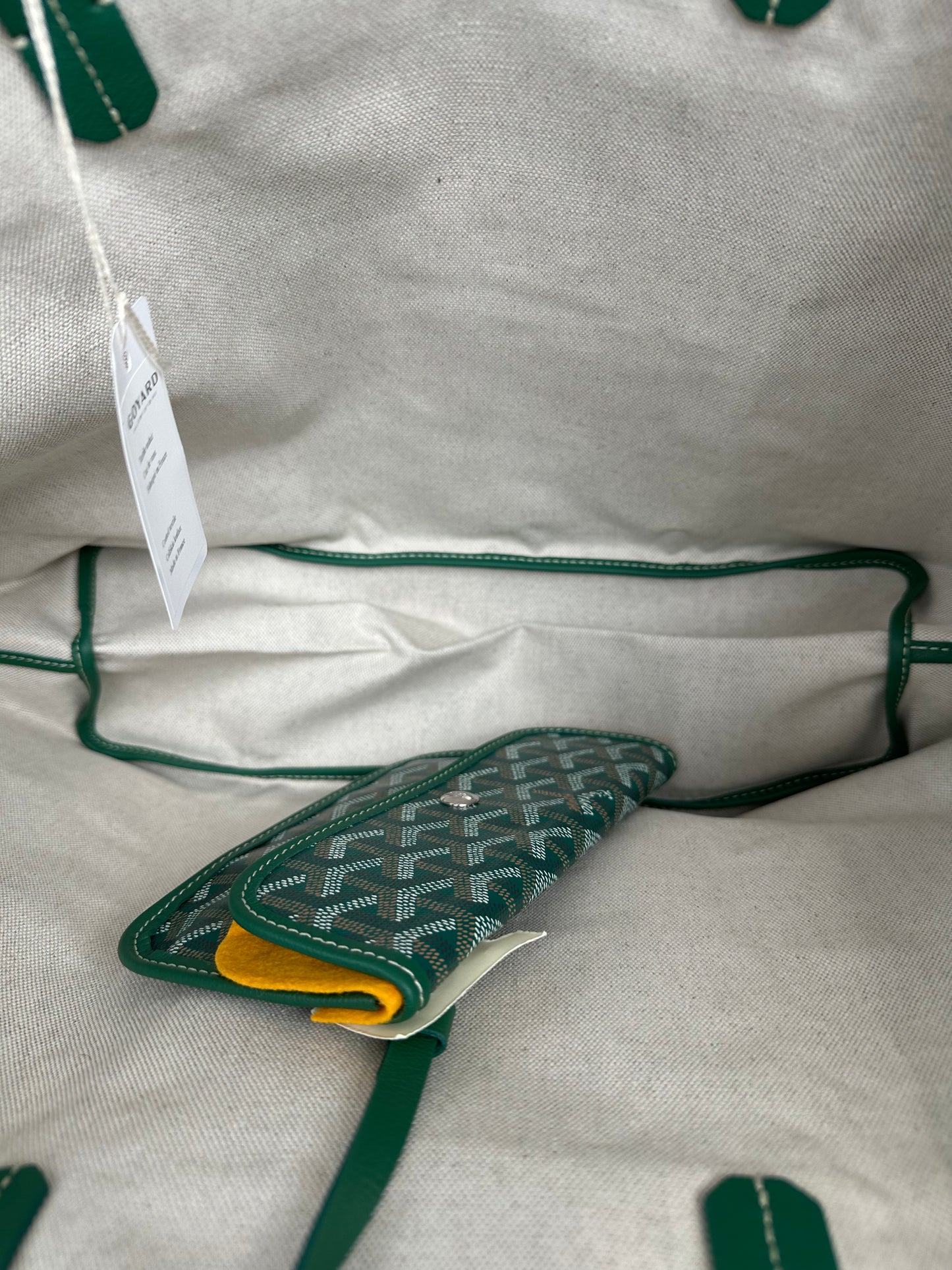 Goyard Green St. Louis Tote Bag