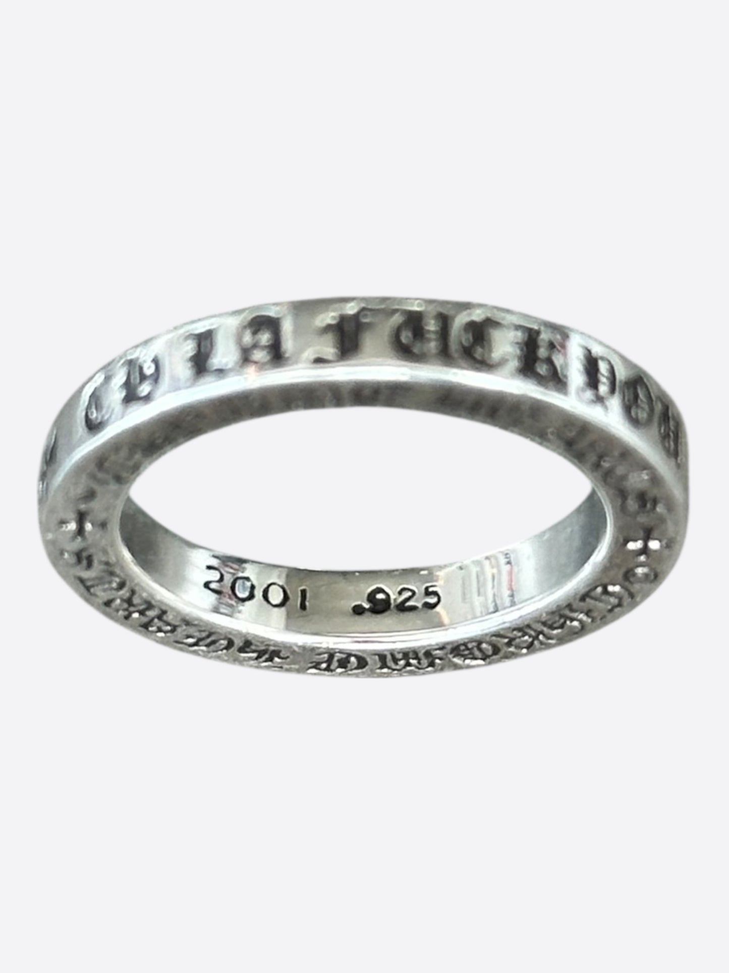 Chrome Hearts Silver Los Angeles Spacer Ring