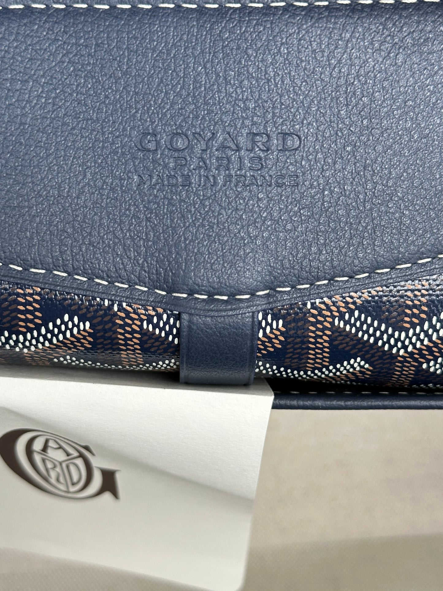 Goyard Navy Cisalpin Backpack