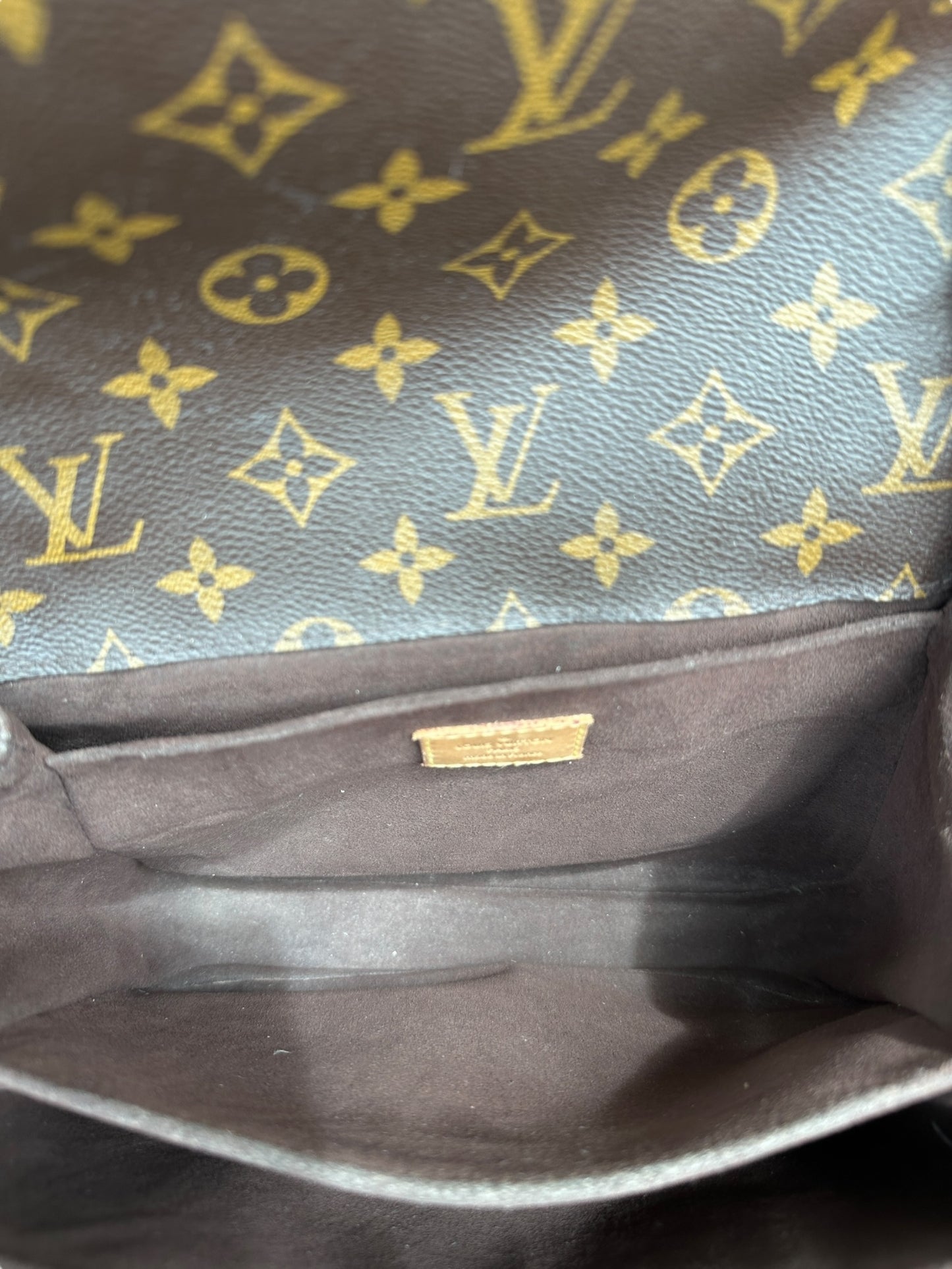 Louis Vuitton Brown Monogram Pochette Metis