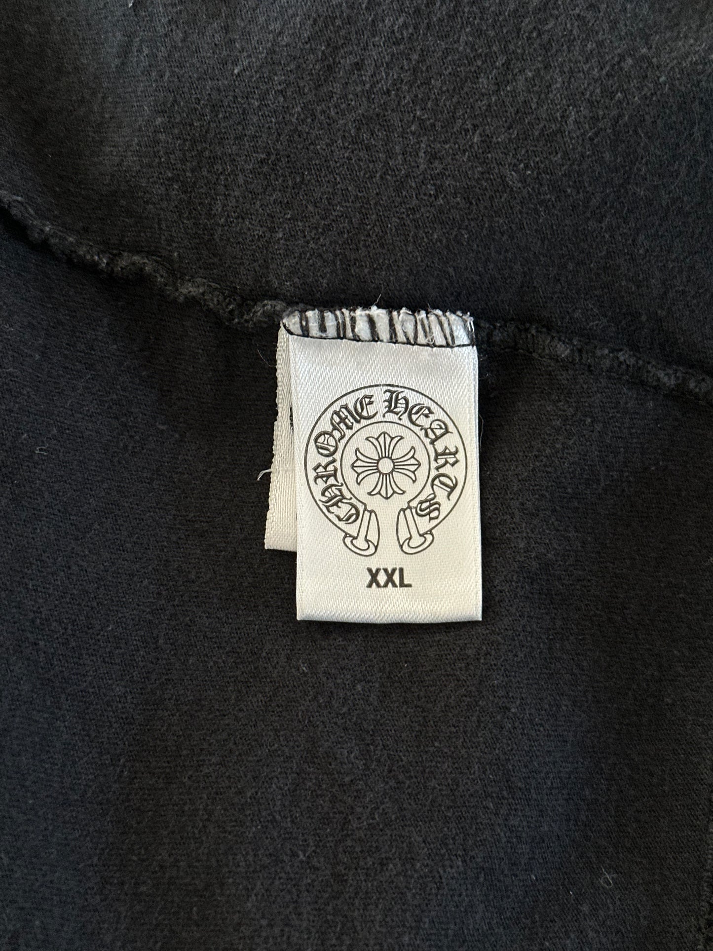 Chrome Hearts Black & White Triple Cross T-Shirt