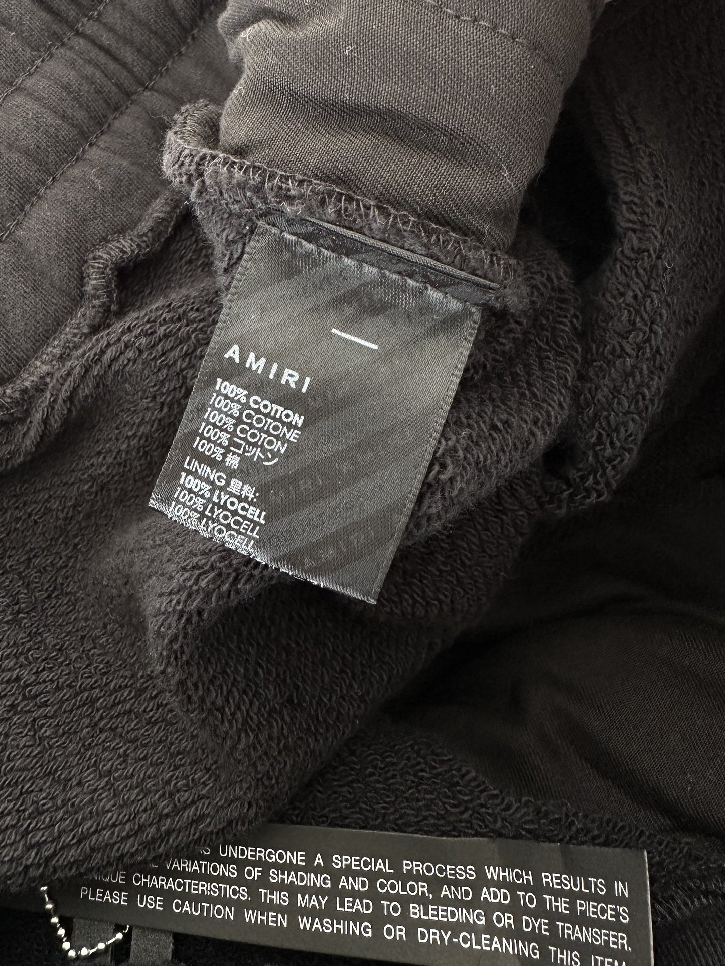 Amiri Black & White Checkered Bones Sweatpants