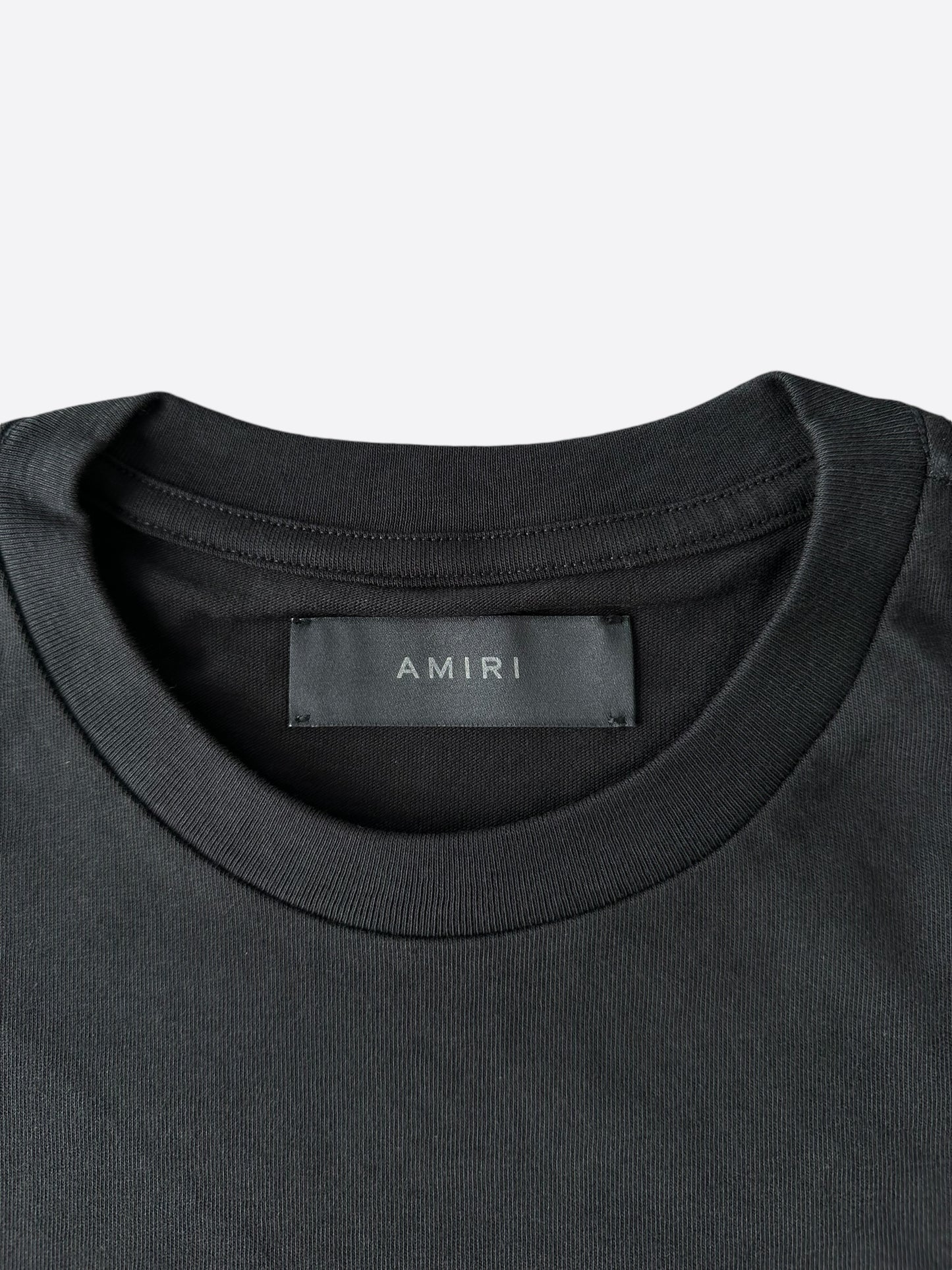Amiri Black Puff Logo T-Shirt
