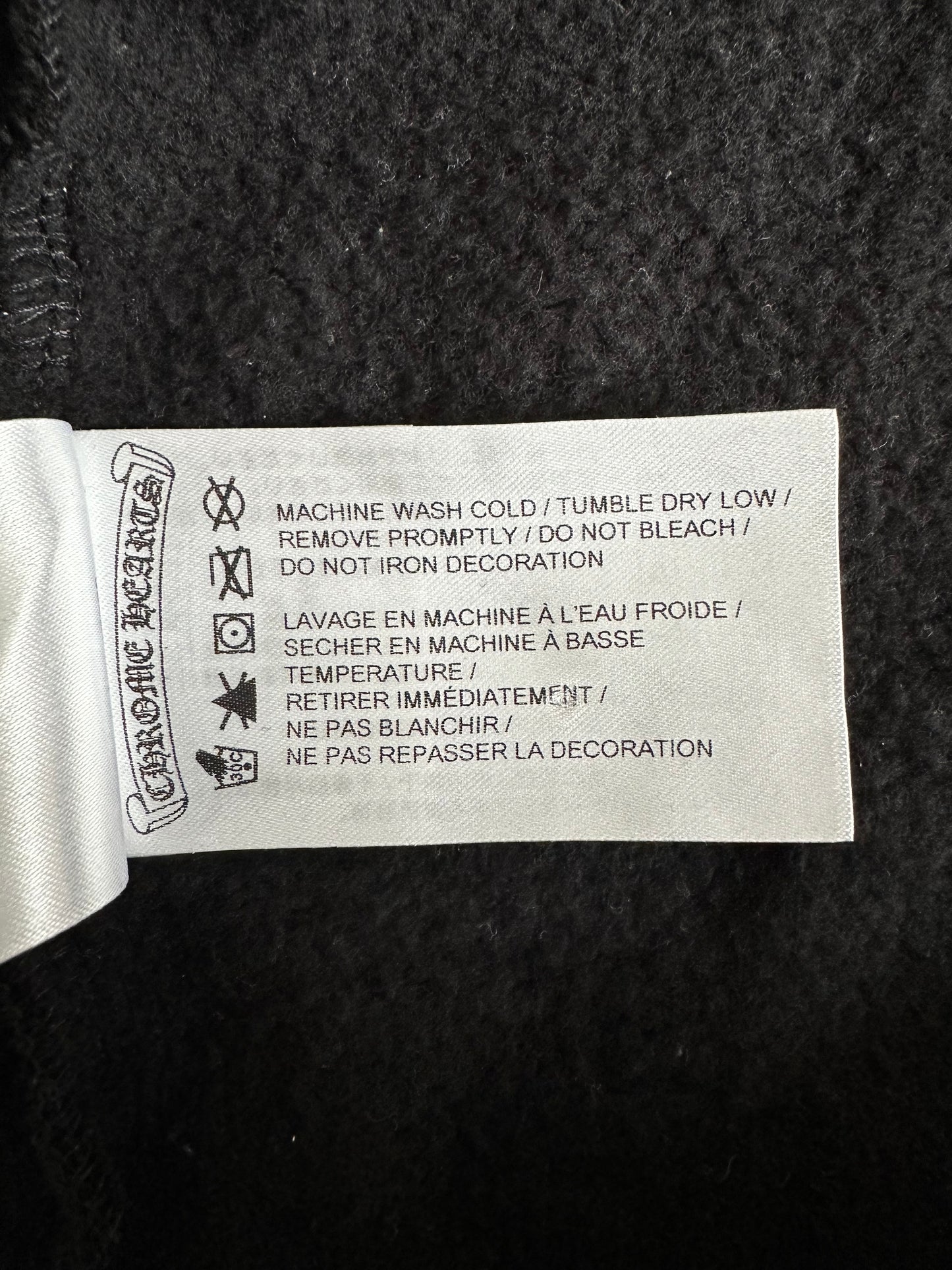 Chrome Hearts Black & Brown Script Print Hoodie