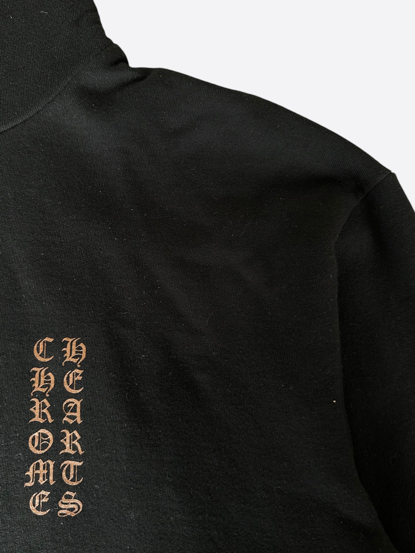 Chrome Hearts Black & Brown Script Print Hoodie