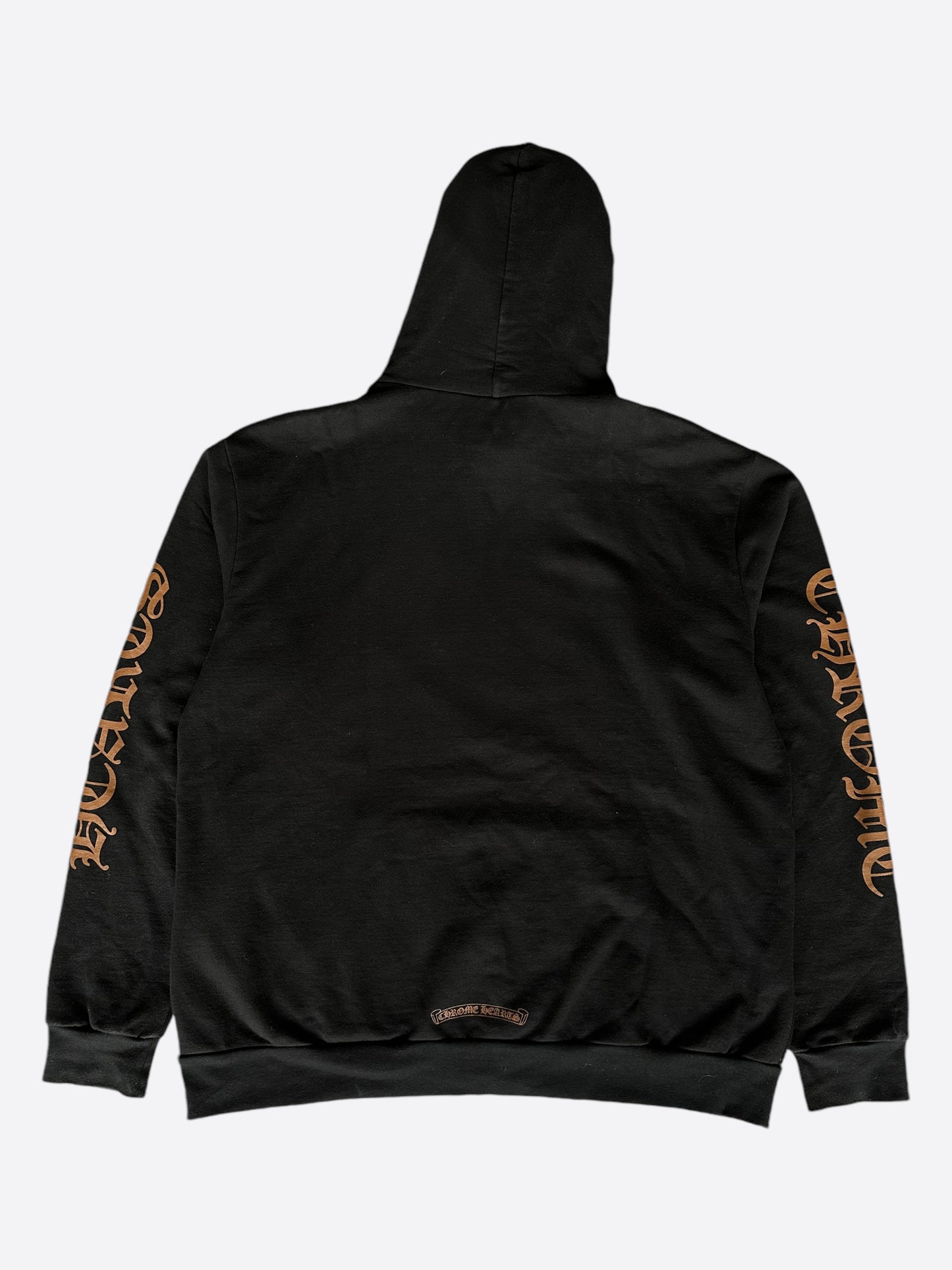 Chrome Hearts Black & Brown Script Print Hoodie