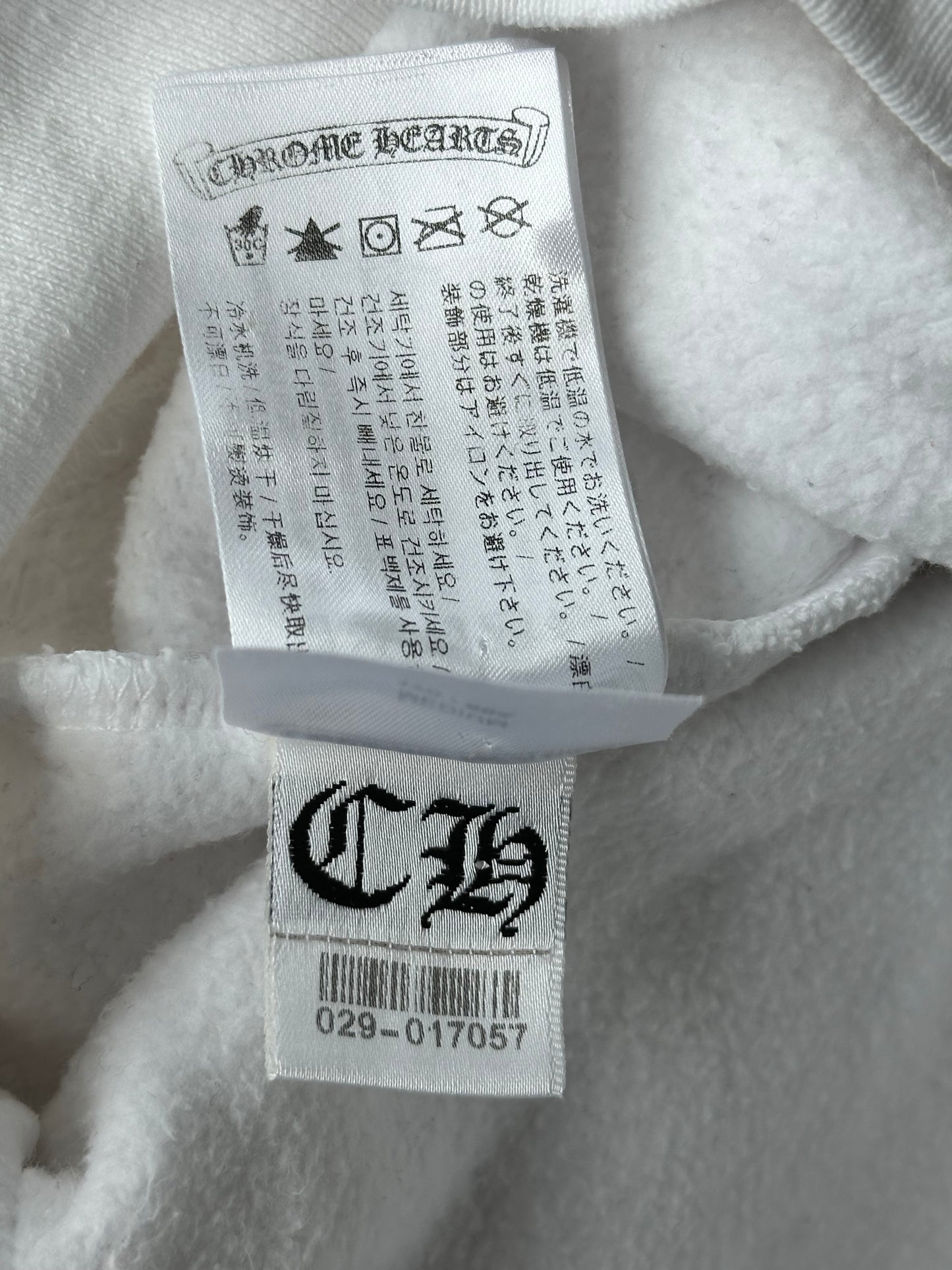 Chrome Hearts White & Pink Deadly Doll Sweater