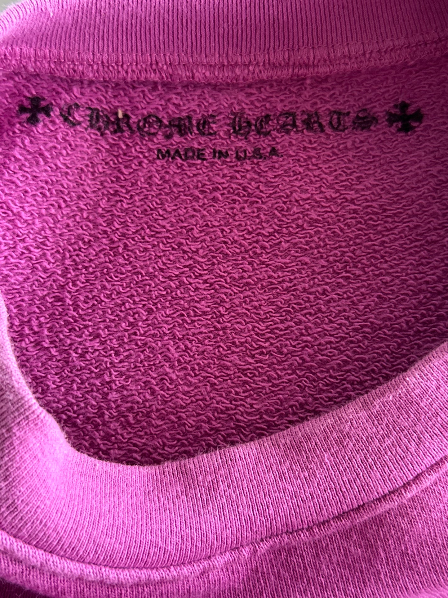 Chrome Hearts Matty Boy Purple Spider Web Sweater