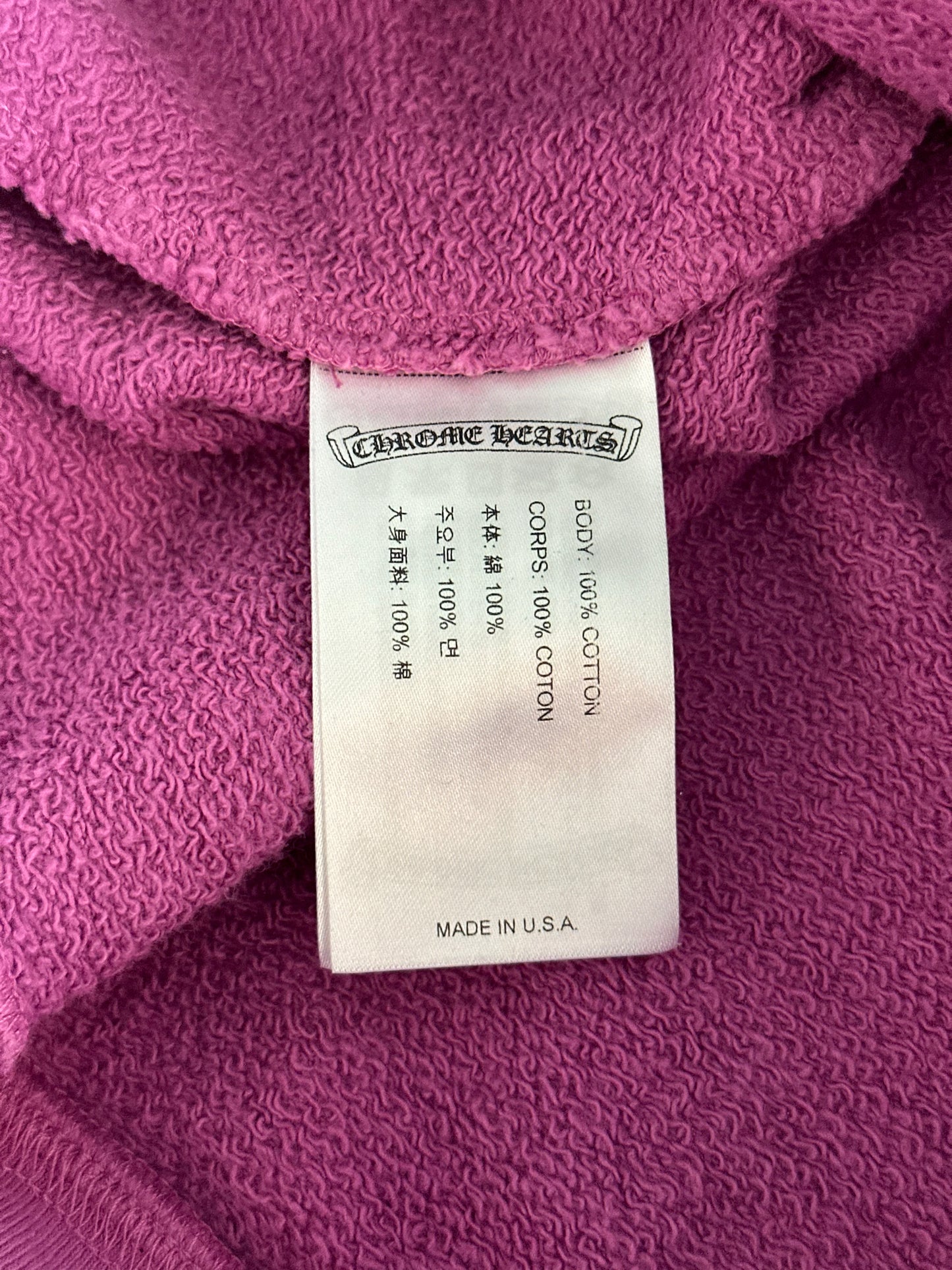 Chrome Hearts Matty Boy Purple Spider Web Sweater