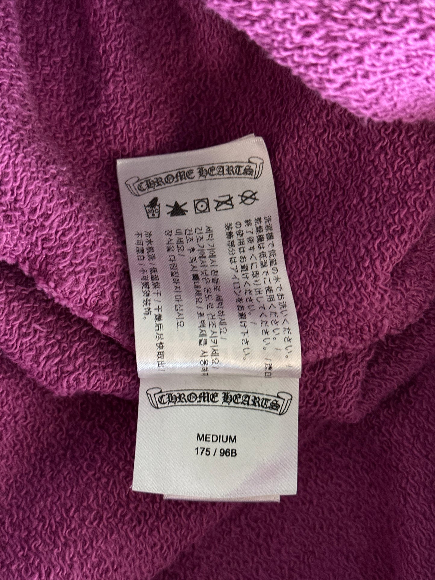 Chrome Hearts Matty Boy Purple Spider Web Sweater