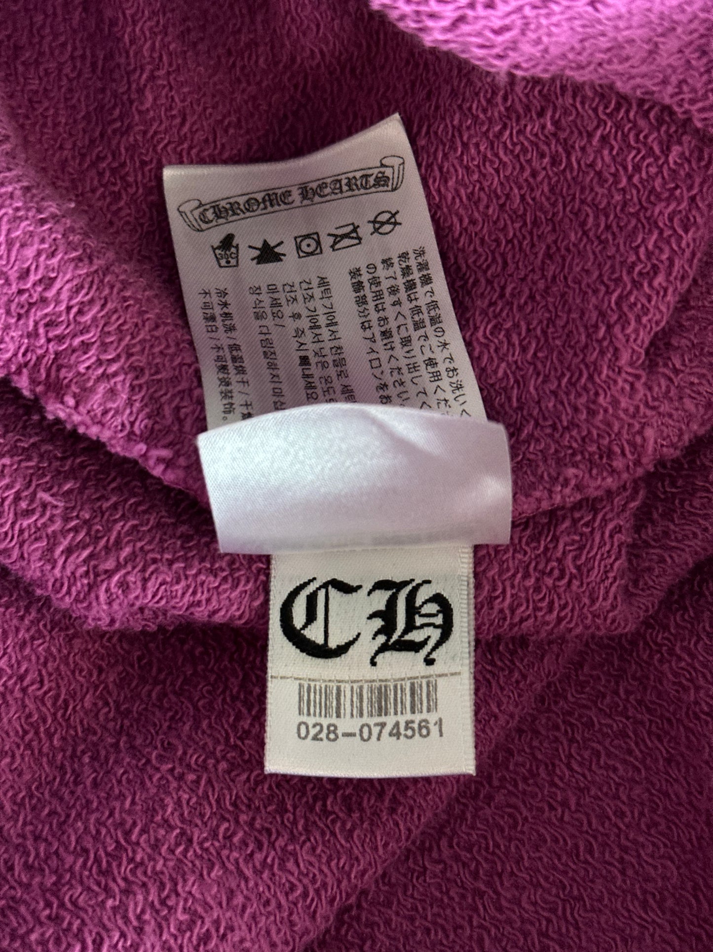 Chrome Hearts Matty Boy Purple Spider Web Sweater