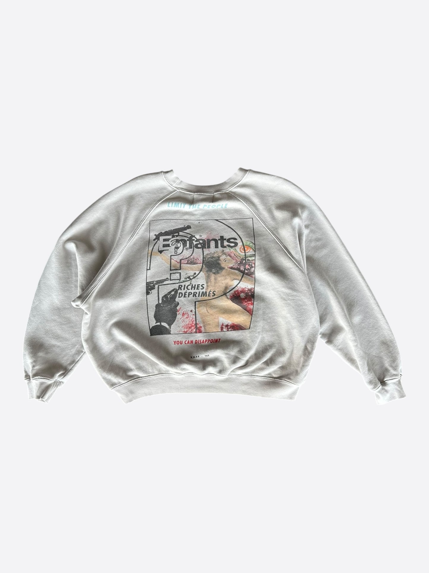 Enfants Riches Deprimes White Thrilling Raglan Sweater