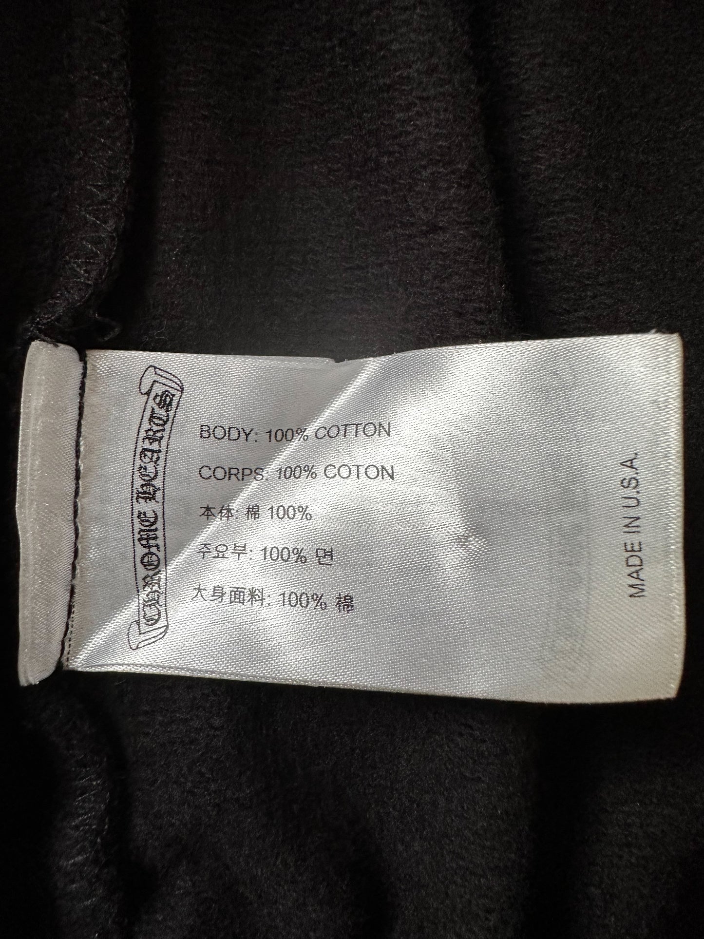 Chrome Hearts Black & White F**k You Sweatpants