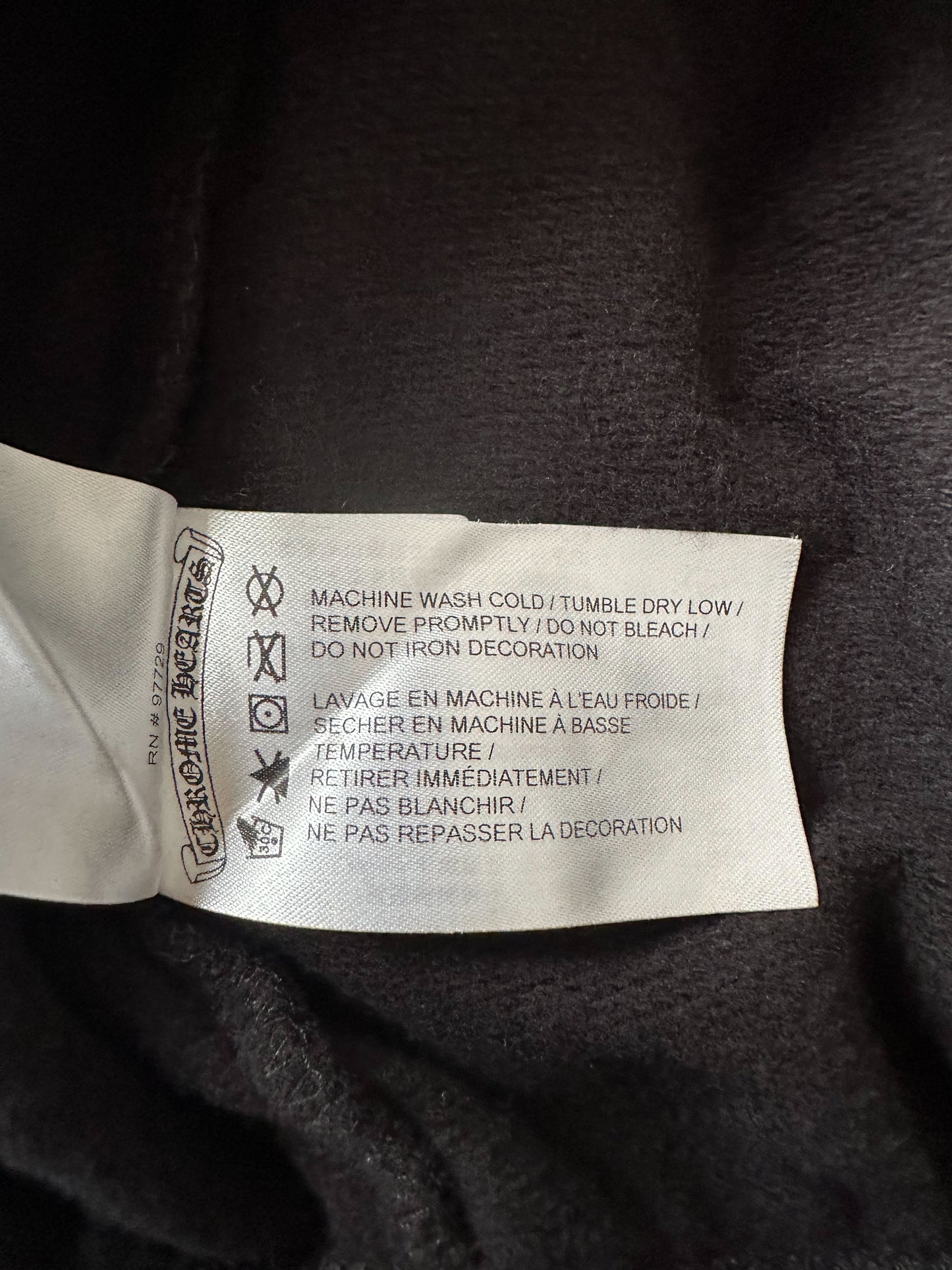 Chrome Hearts Black & White F**k You Sweatpants
