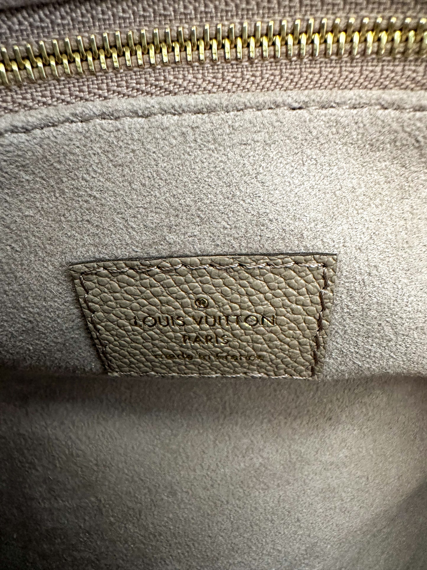 Louis Vuitton Dove & Cream Monogram Empreinte OnTheGo PM