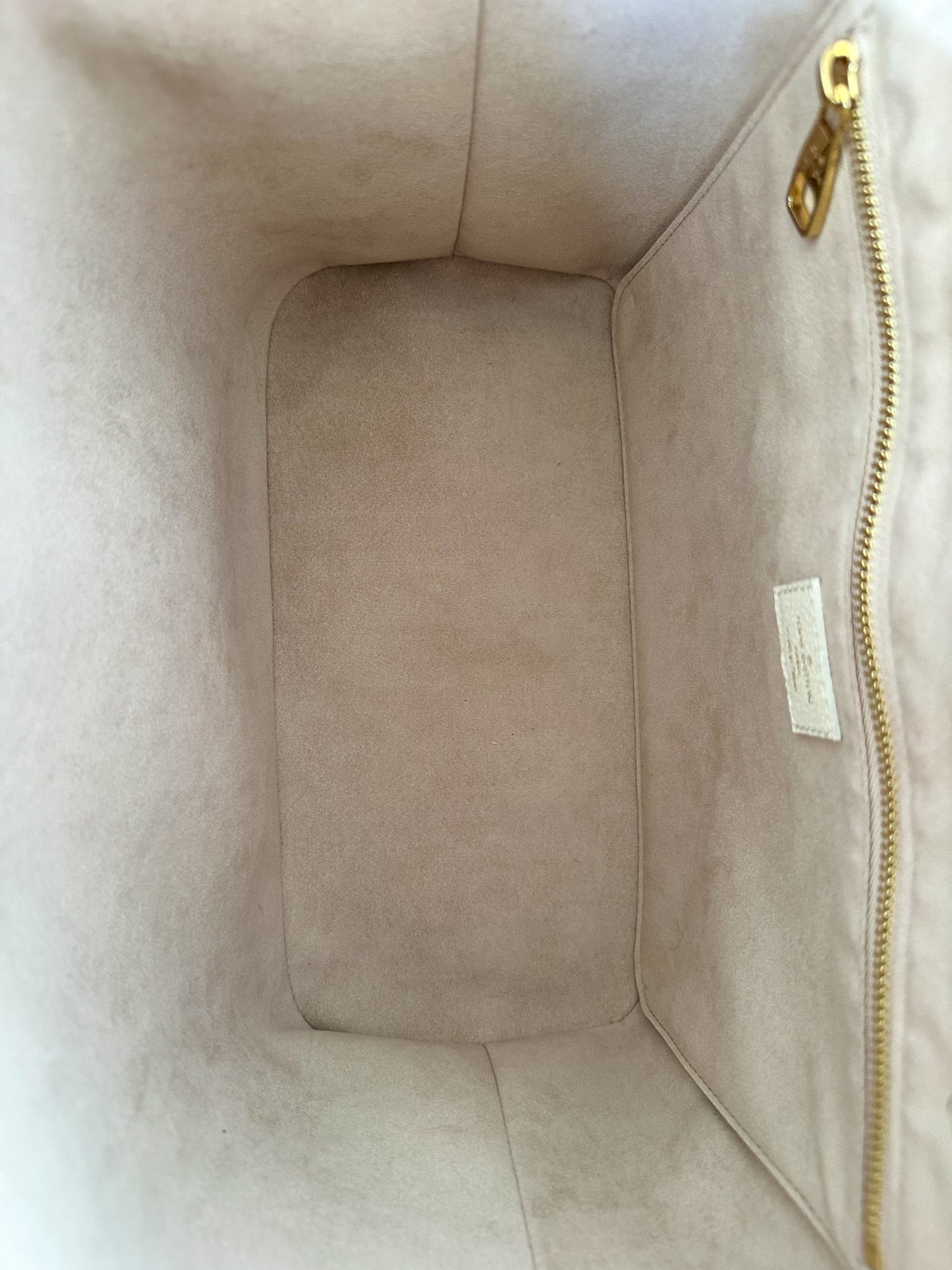 Louis Vuitton Creme & Dusty Rose Monogram Empreinte Neverfull MM