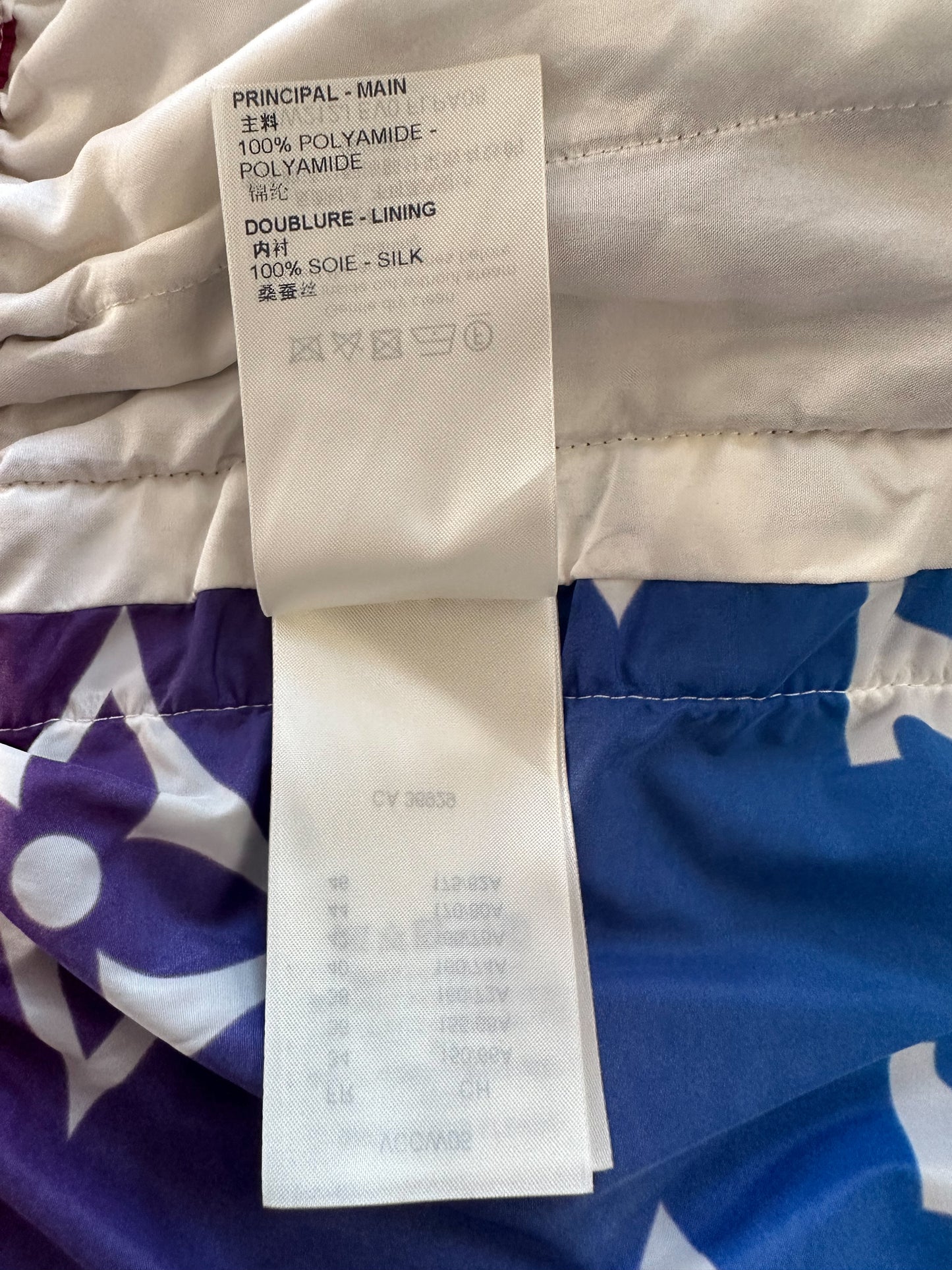 Louis Vuitton Blue & Purple Gradient Monogram Swimshorts